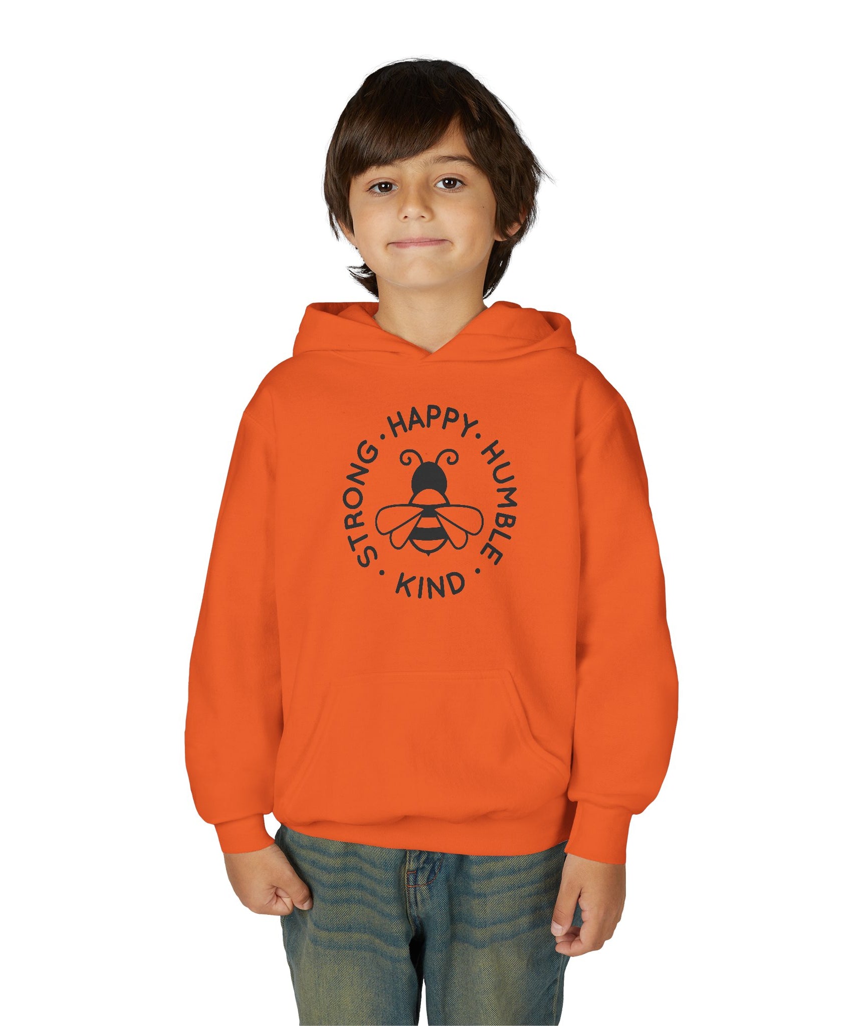 Unisex Kid's "Strong Happy Humble Kind" Hoodie