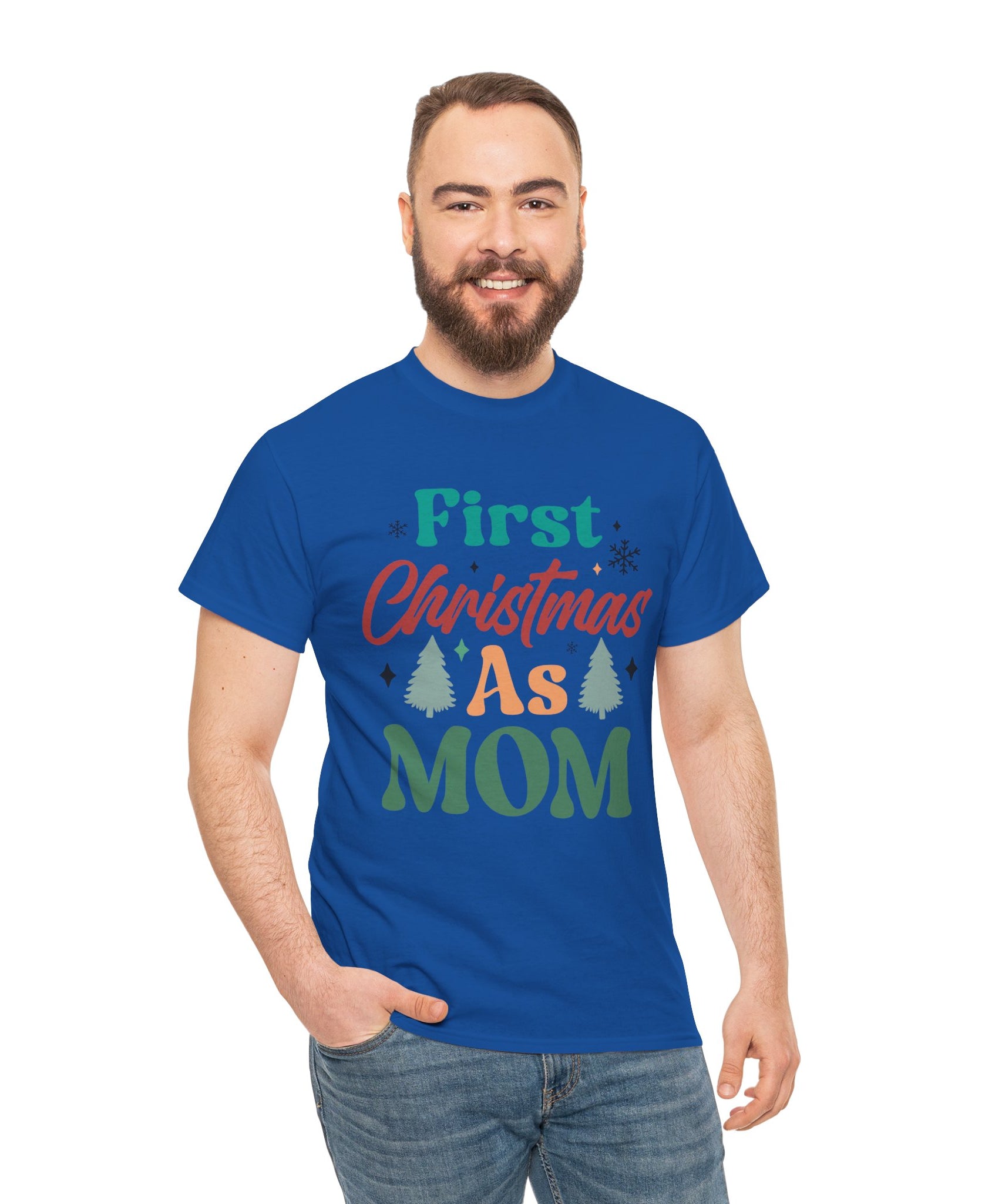 First Christmas as Mom T-Shirt | Gallory Hive
