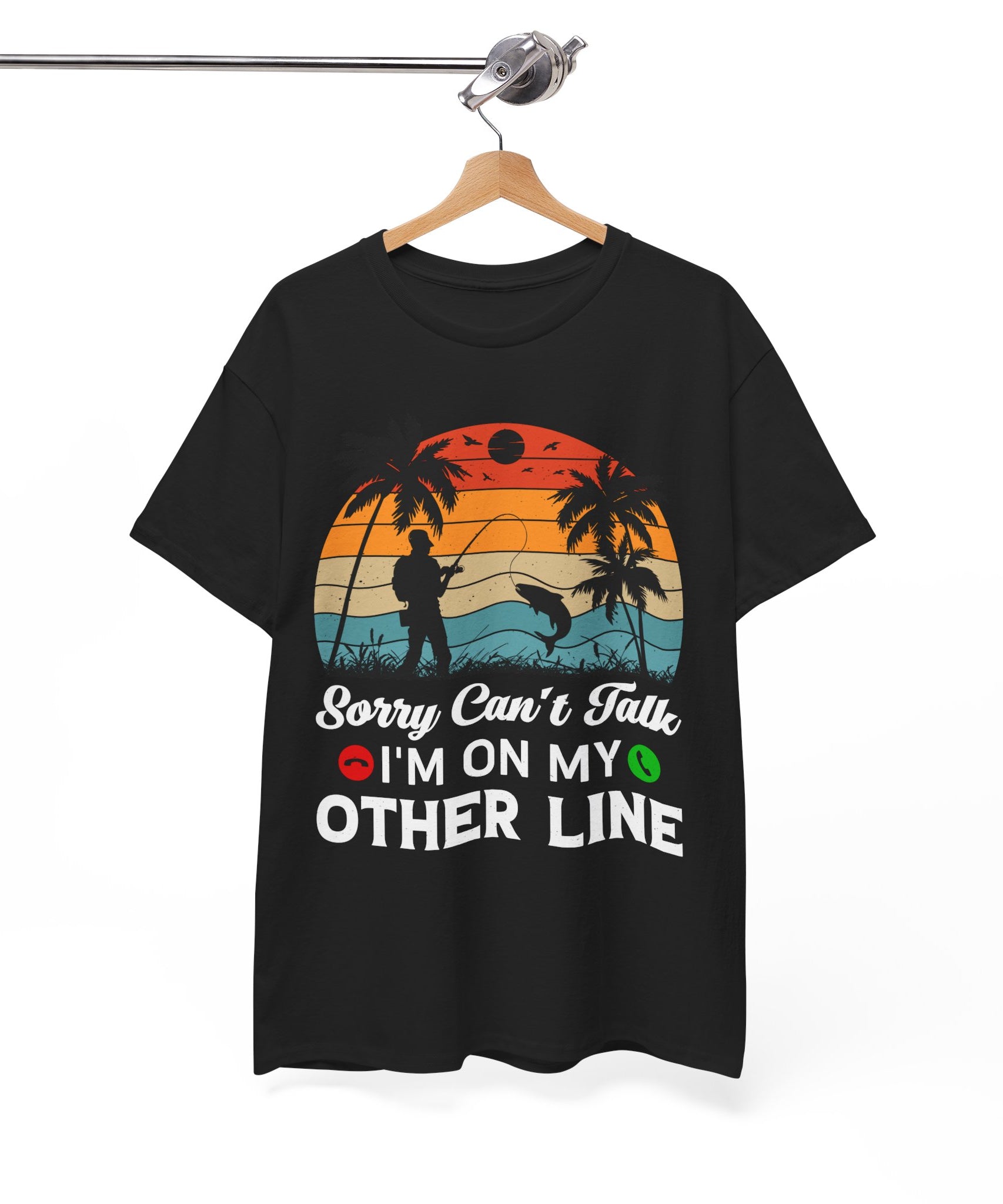 Funny Fishing T-Shirt – On My Other Line
