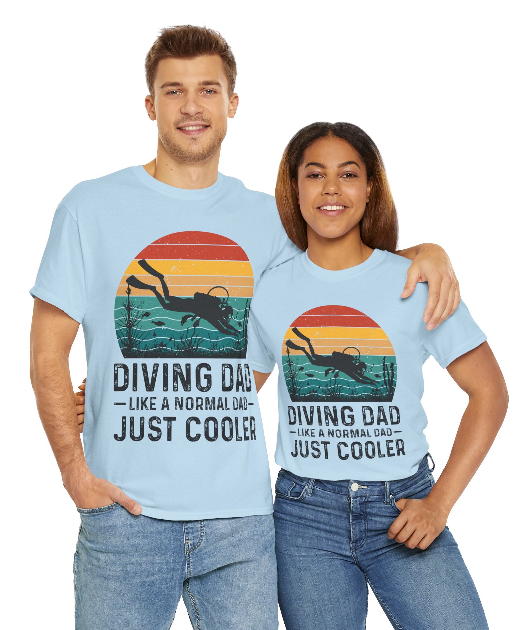 Diving Dad T-Shirt - Retro Scuba Design