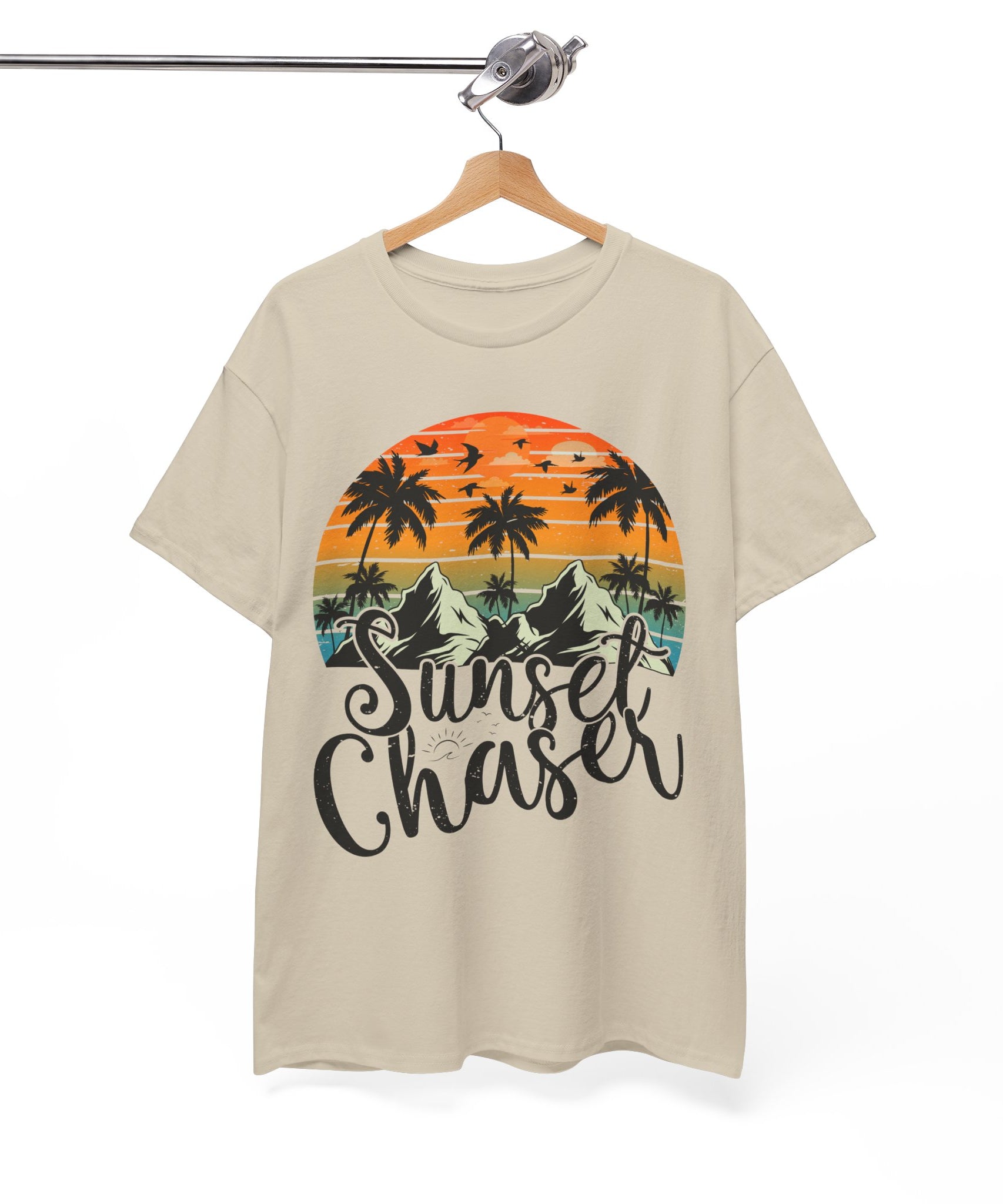 Sunset Surf Tee – Tropical & Mountain Vibes