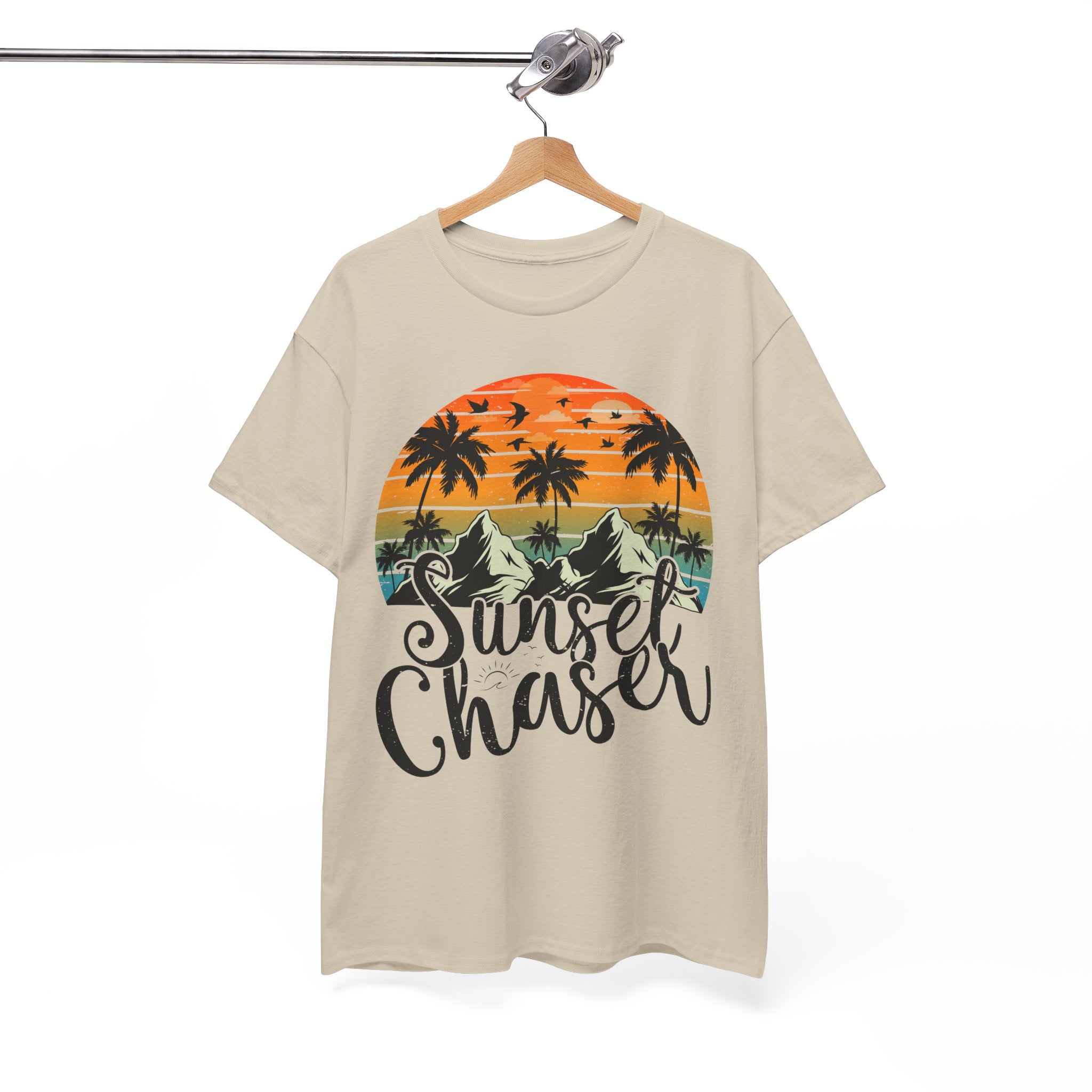 Sunset Surf Tee – Tropical & Mountain Vibes