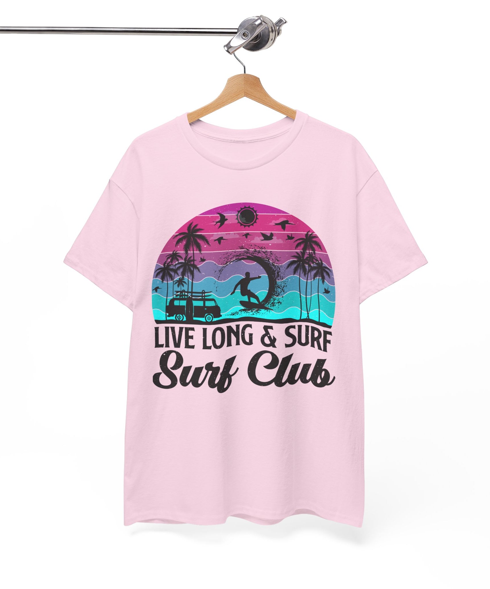 Surf Club Beach Sunset T-Shirt