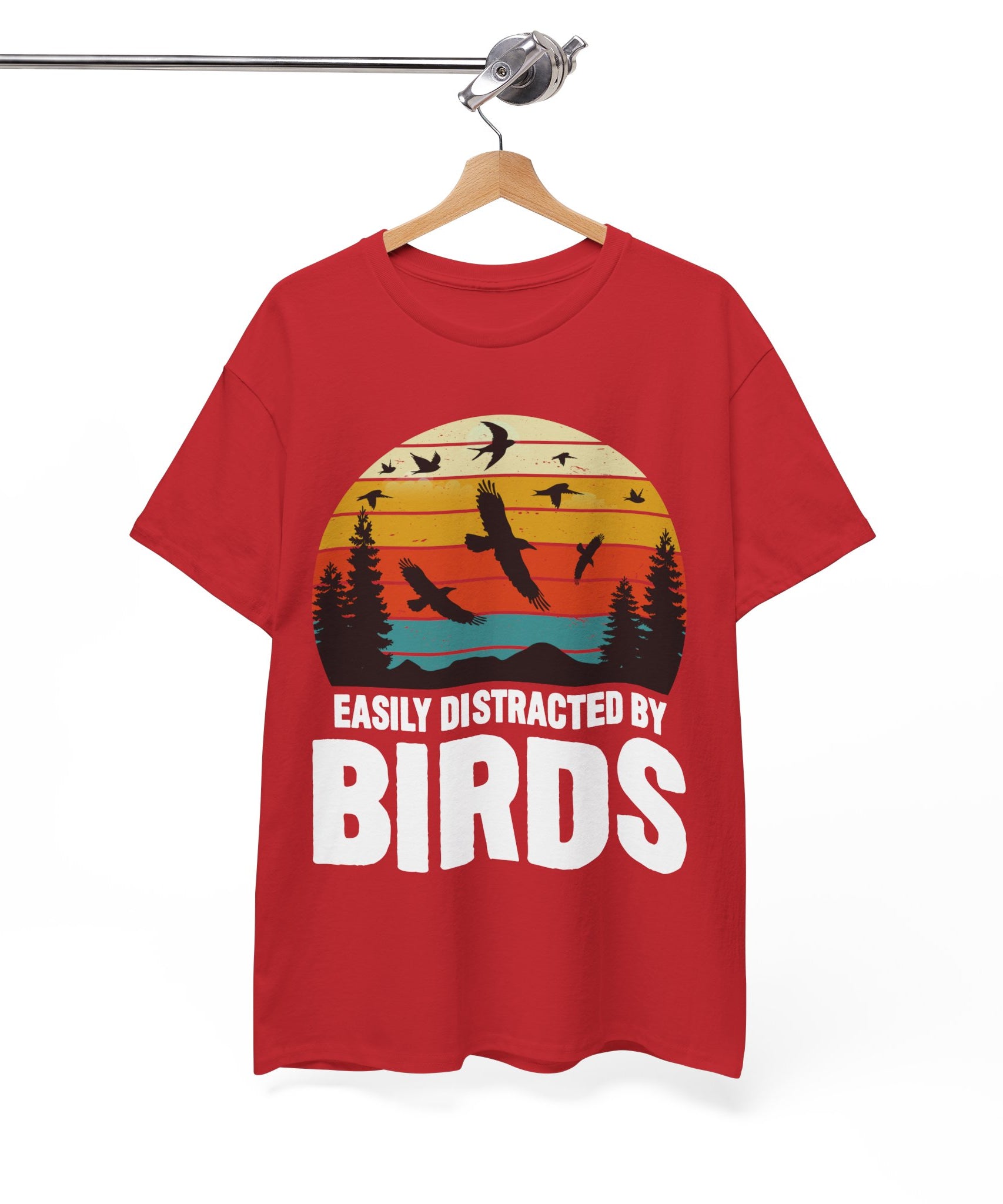 Retro Birds Lover Tee - Distracted Design | Gallory Hive