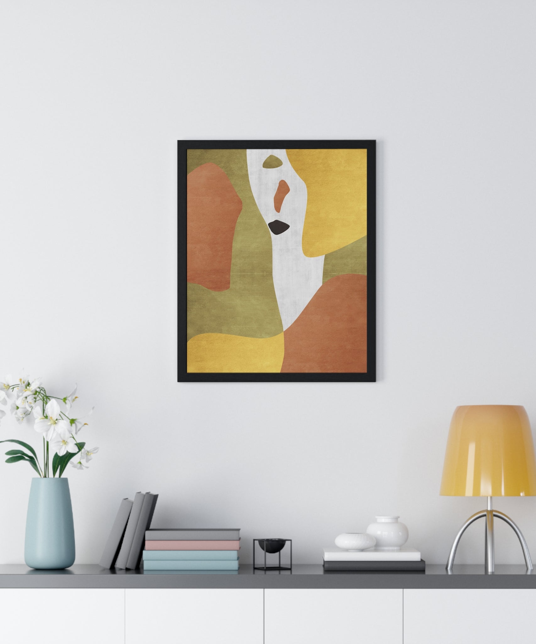 Abstract Carpet Texture Art – Wooden Framed Print