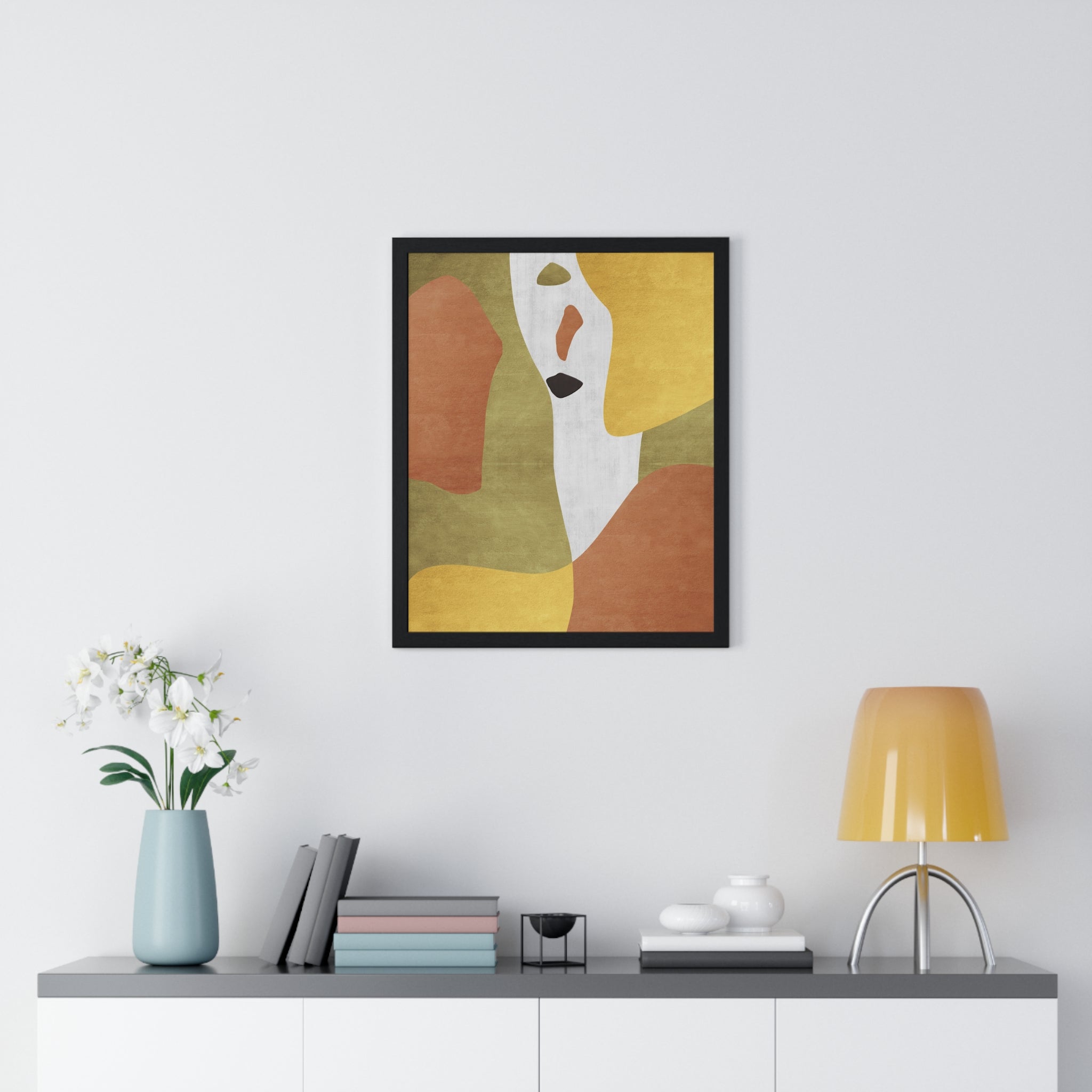 Abstract Carpet Texture Art – Wooden Framed Print