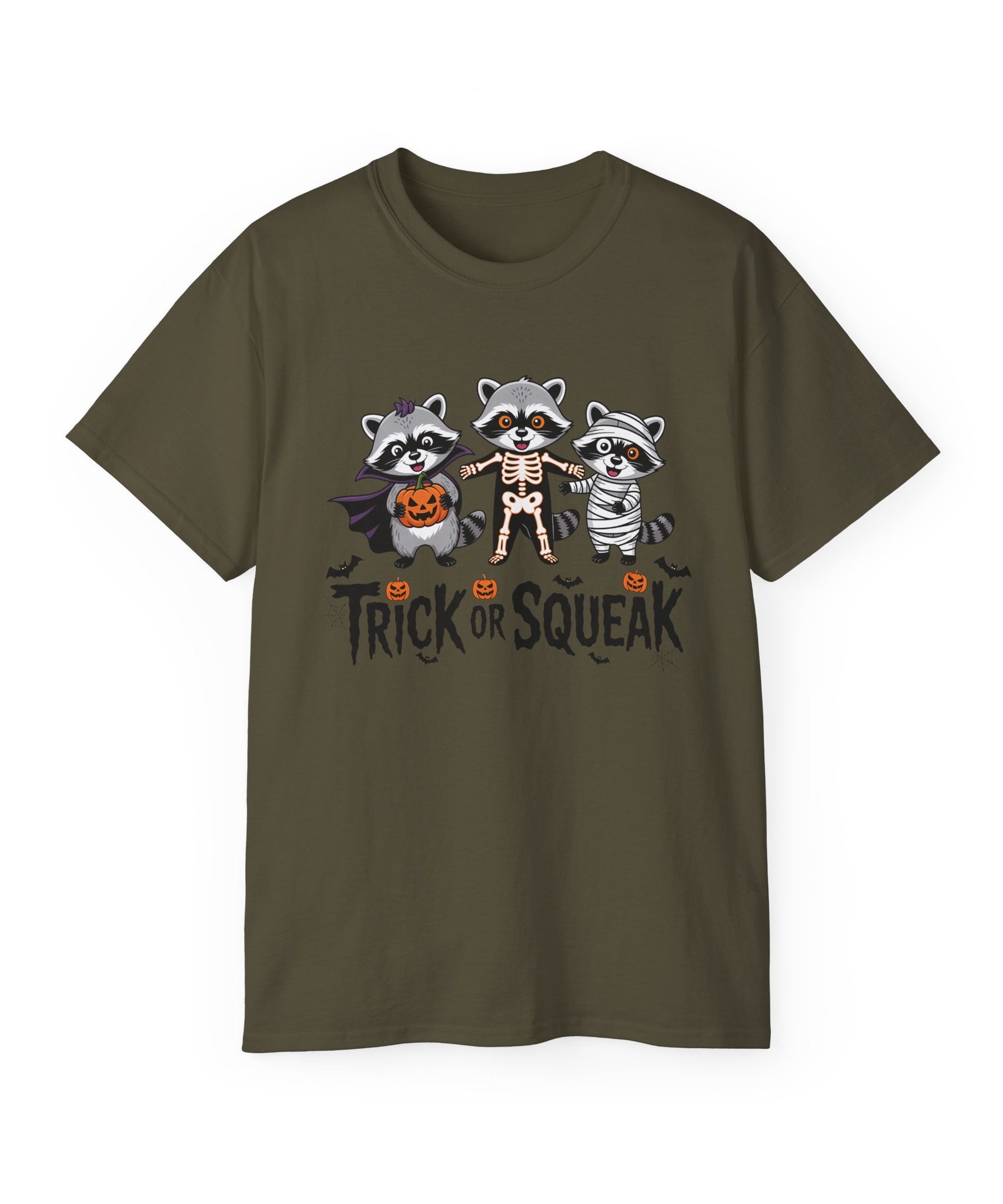 Cute Spooky Raccoon Halloween T-Shirt | Gallory Hive