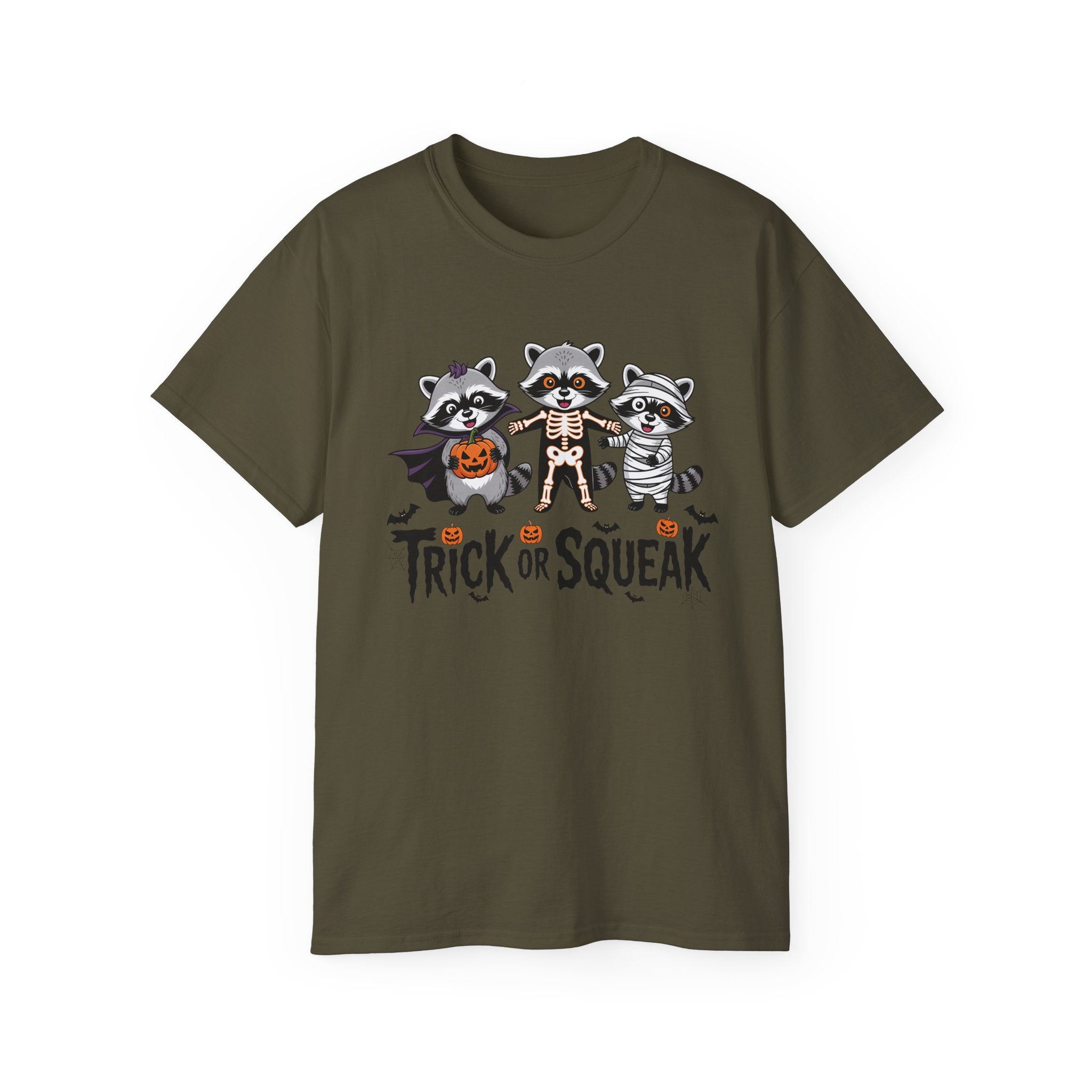 Cute Spooky Raccoon Halloween T-Shirt | Gallory Hive