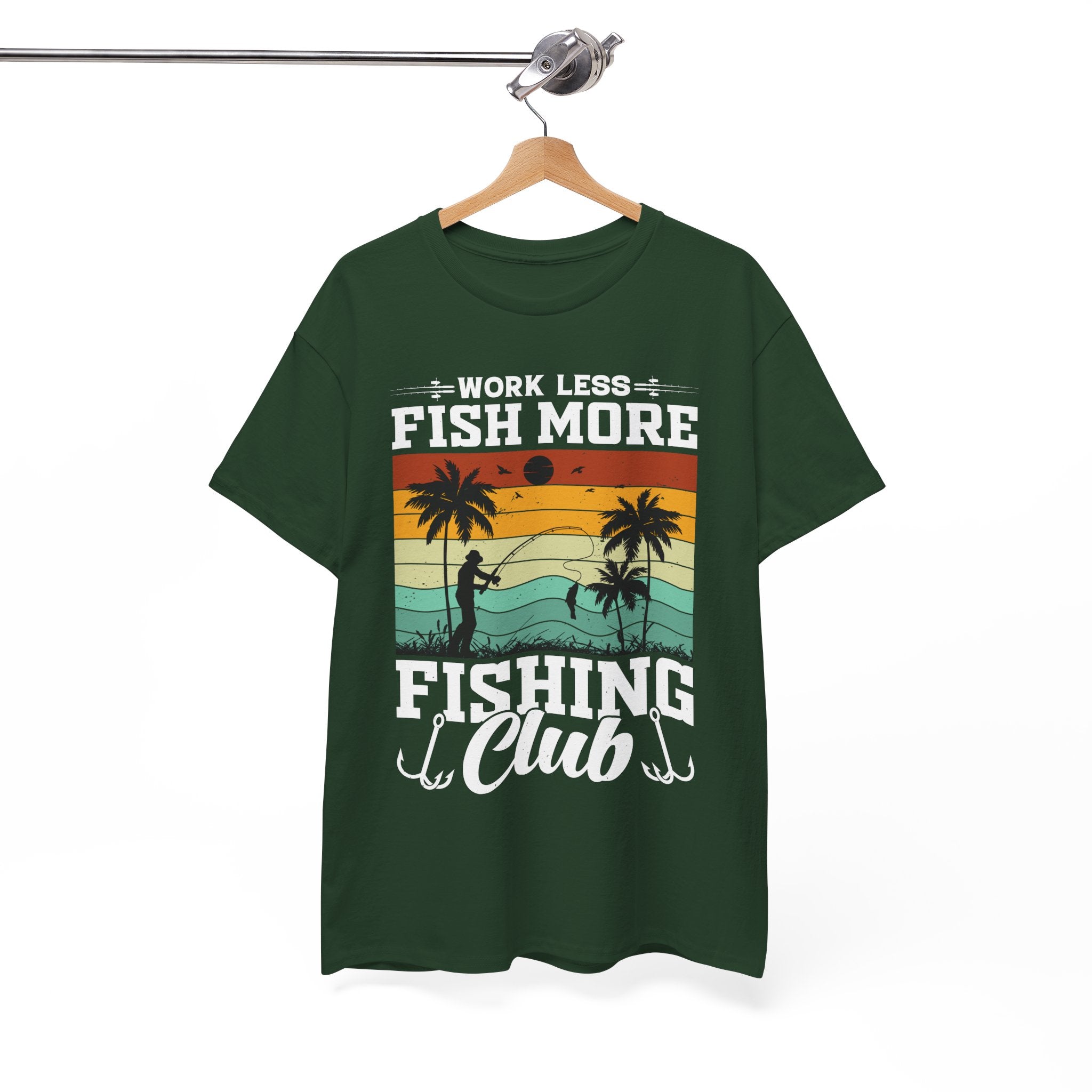 Retro Fisherman Sunset T-Shirt