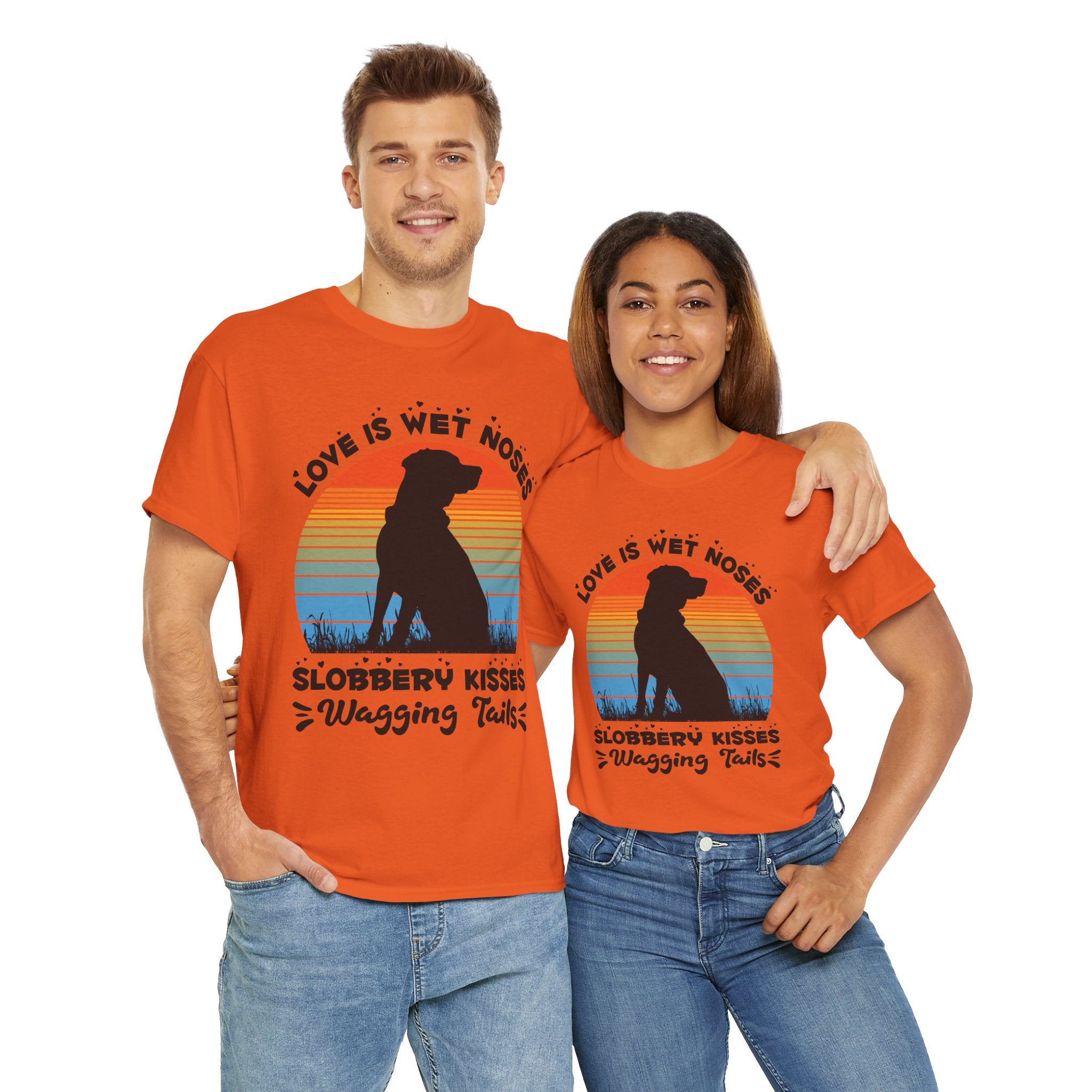 Funny Dog Lover Graphic Tee - Wet Noses