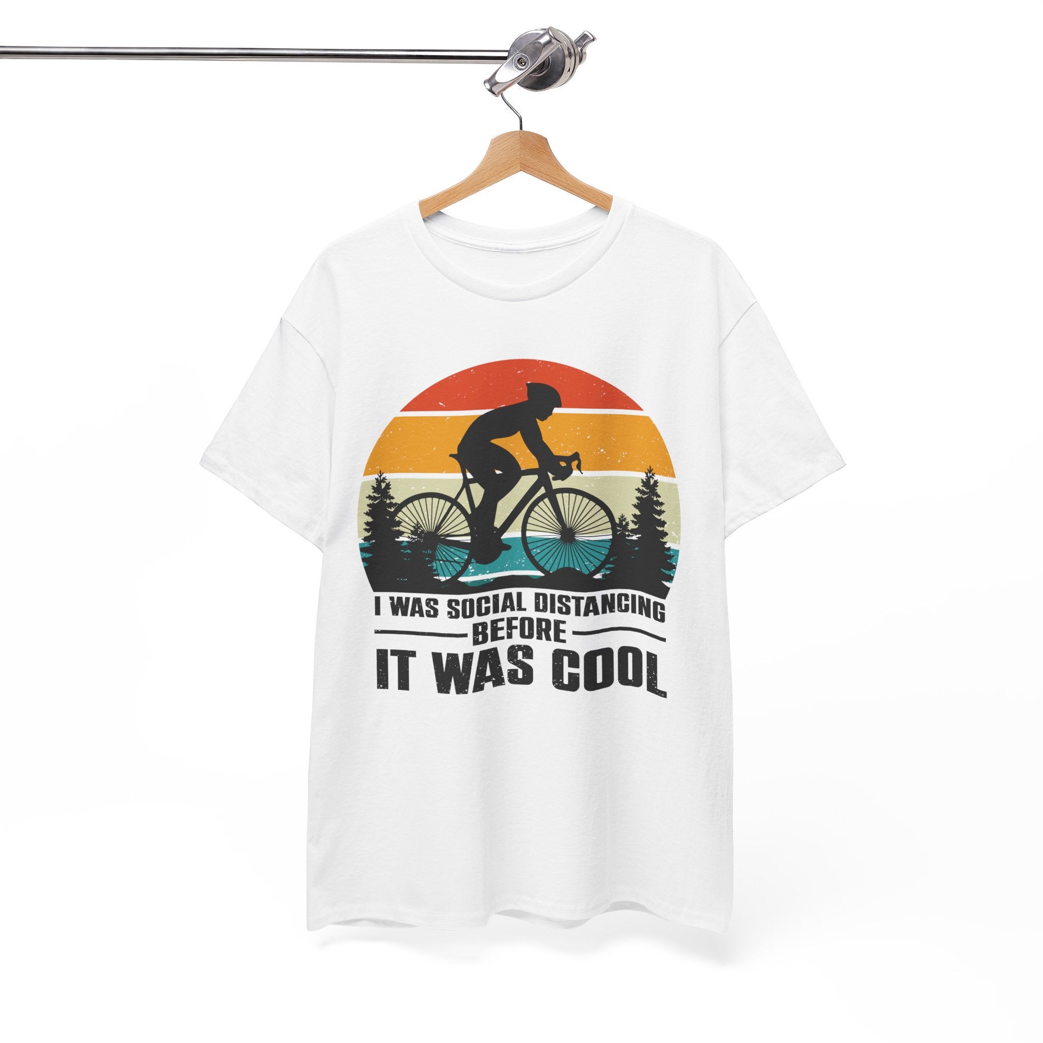 Retro Social Distancing Cyclist Tee