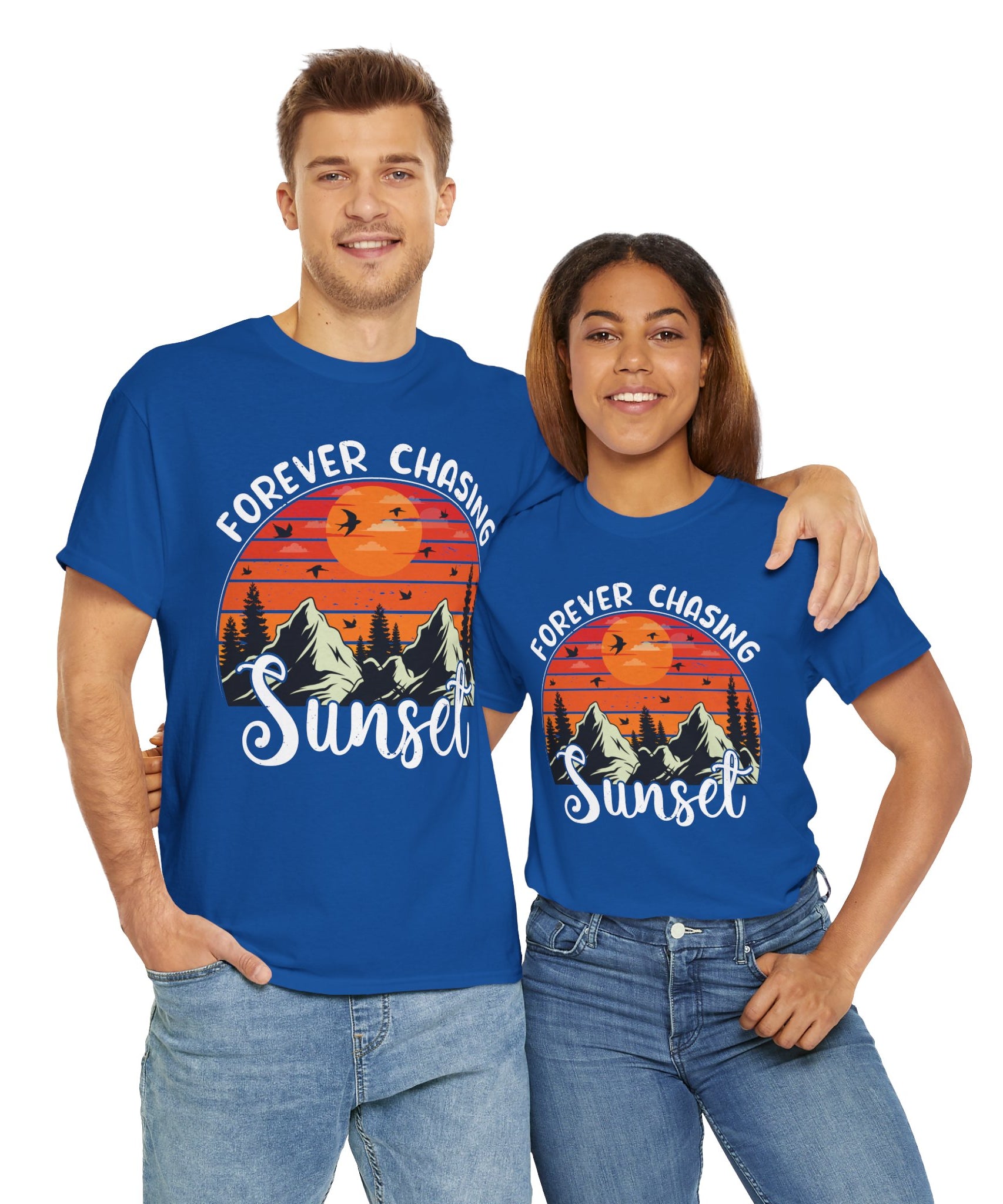 Sunset Mountain Scene T-Shirt