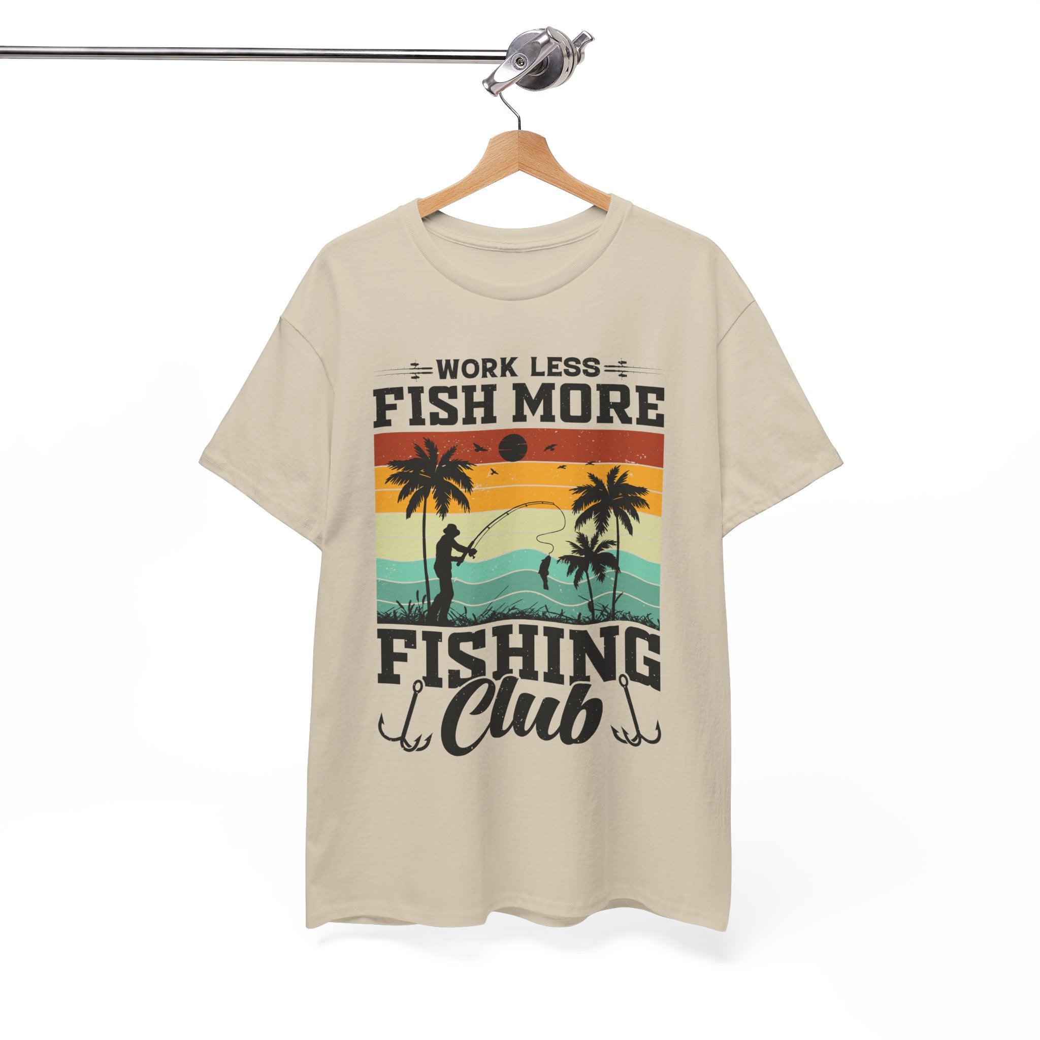 Retro Fisherman Sunset T-Shirt | Gallory Hive