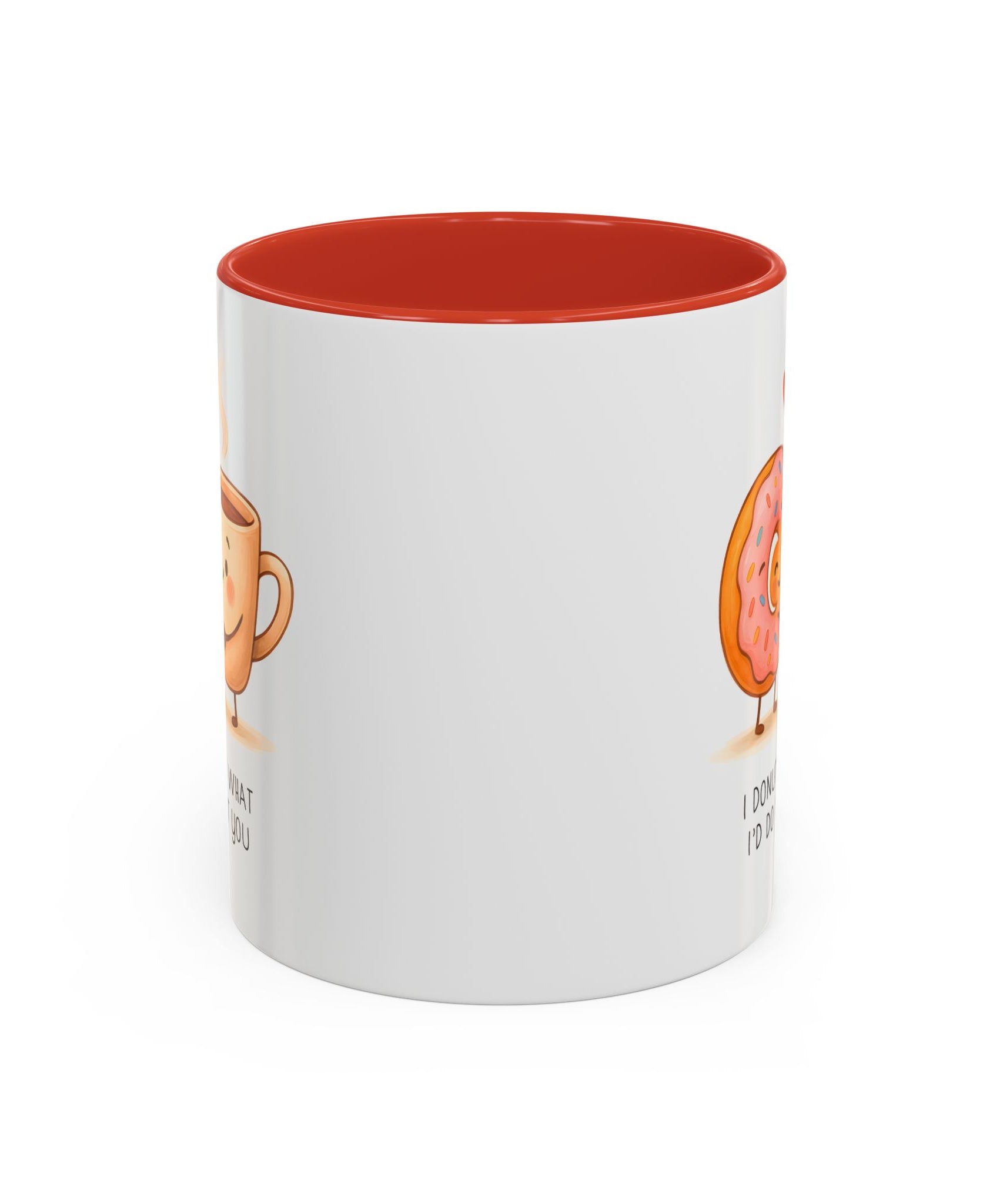 Cute Donut and Coffee Love Ceramic Mug | Gallory Hive