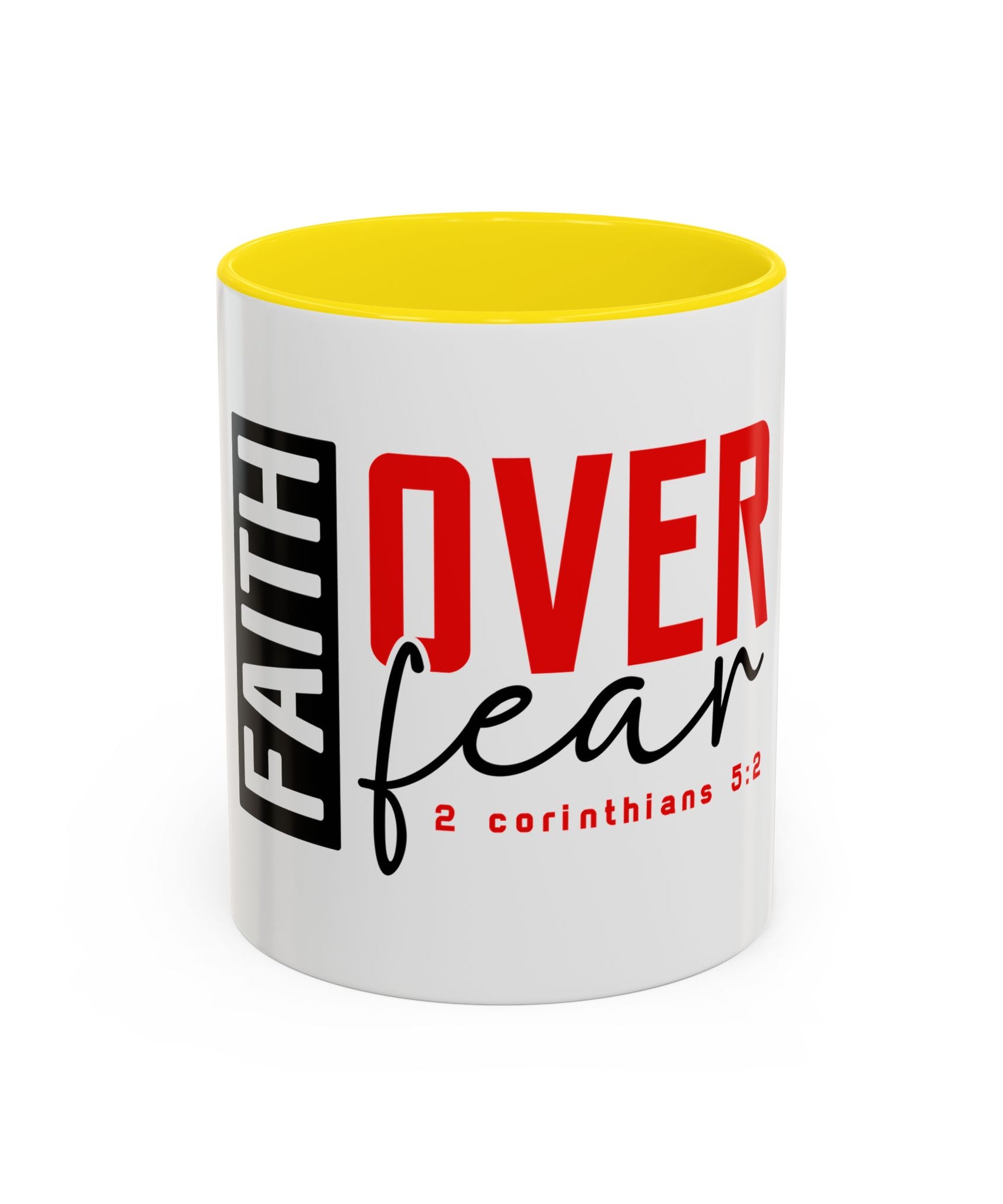 Faith Scripture Accent Coffee Mug | Gallory Hive