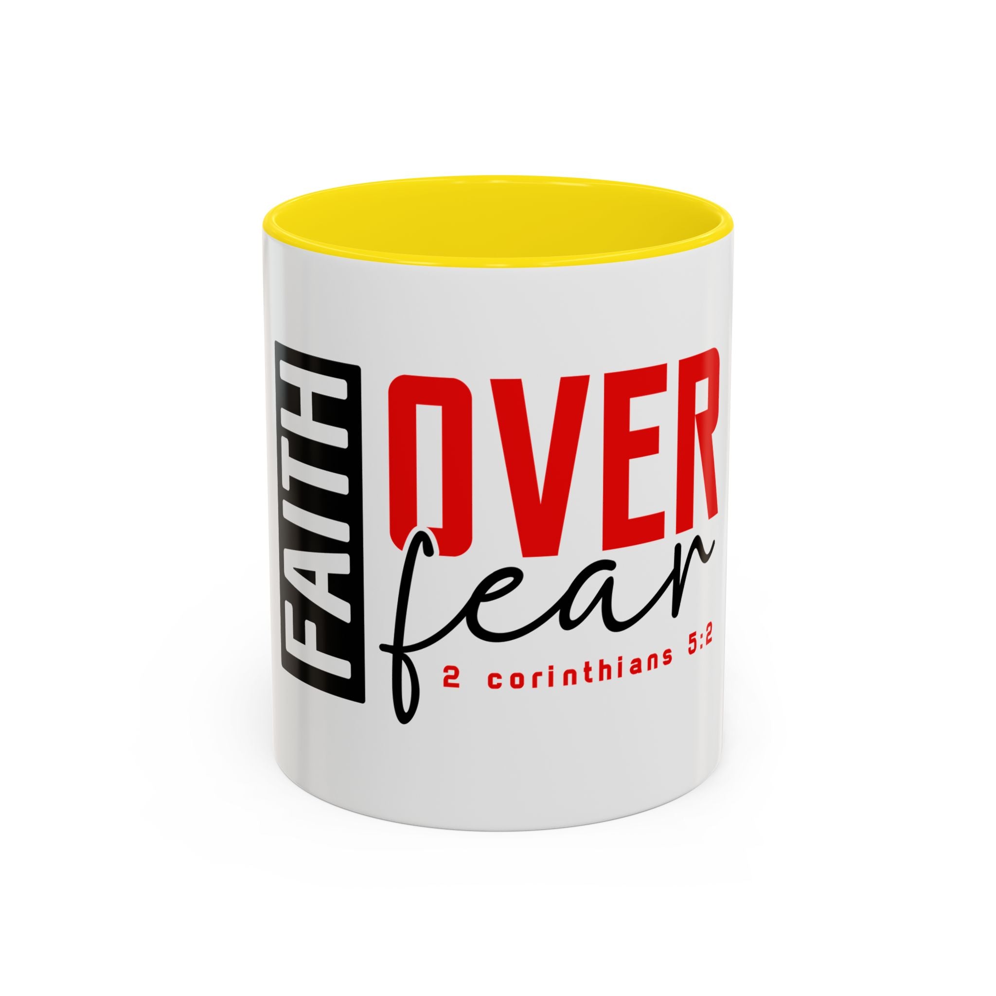 Faith Scripture Accent Coffee Mug | Gallory Hive