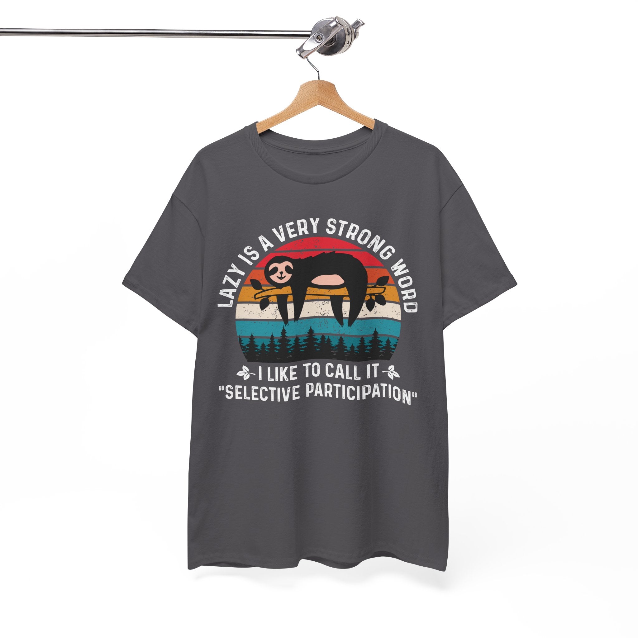 Sloth Hiking Team Retro Sunset Tee