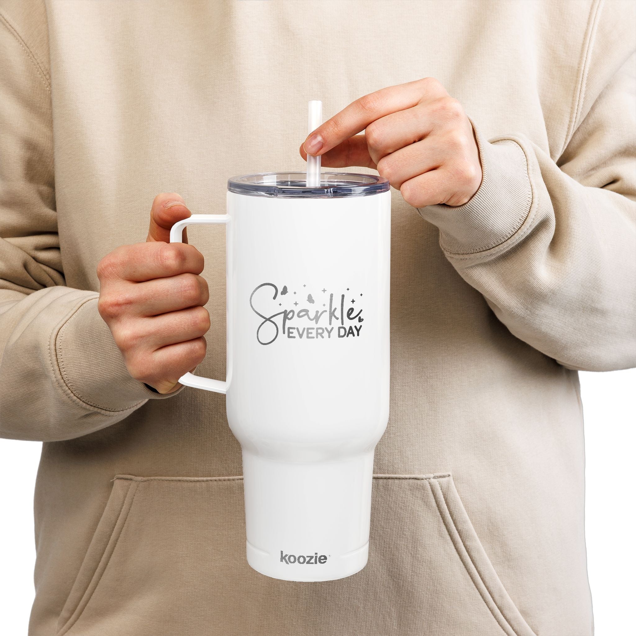 Sparkling Insulated Tumbler | 40oz Engraved Drinkware for Every Occasion, Gifts for Friends, Birthday Party, Summer BBQ, Travel Mug