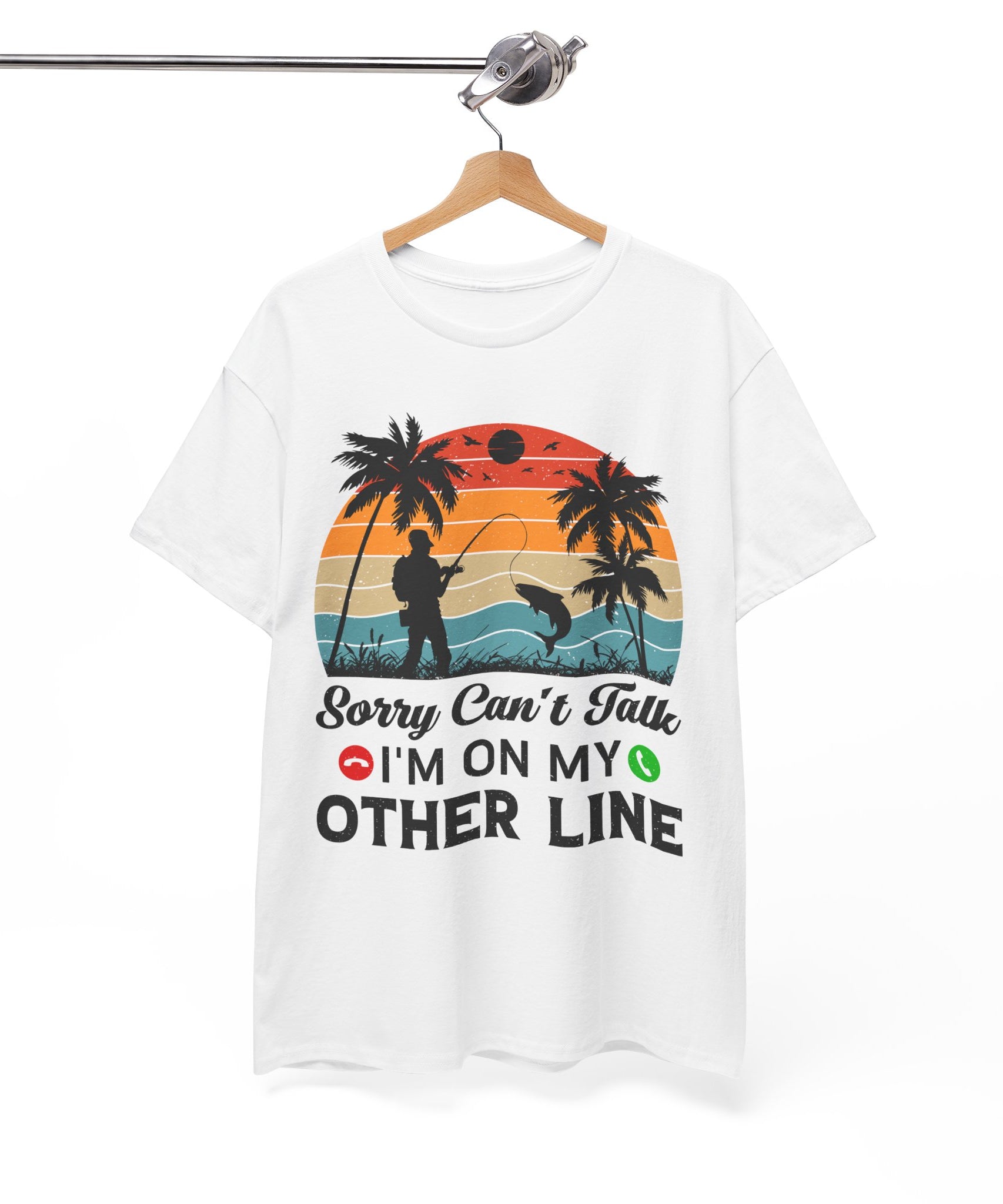Funny Fishing T-Shirt – On My Other Line