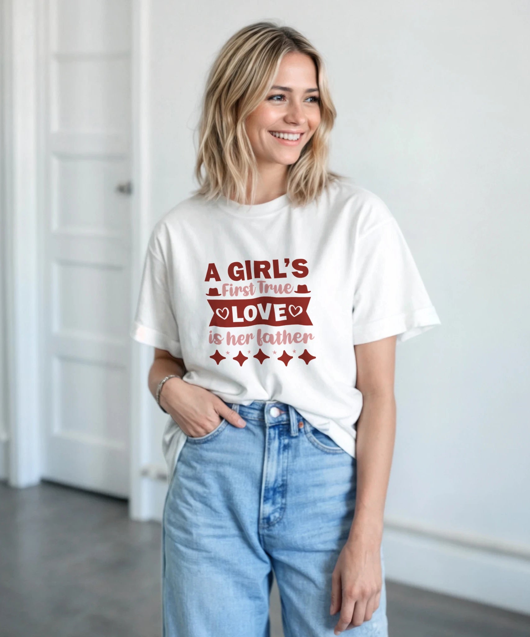 Minimalist Dad Love Shirt – Unisex Tee