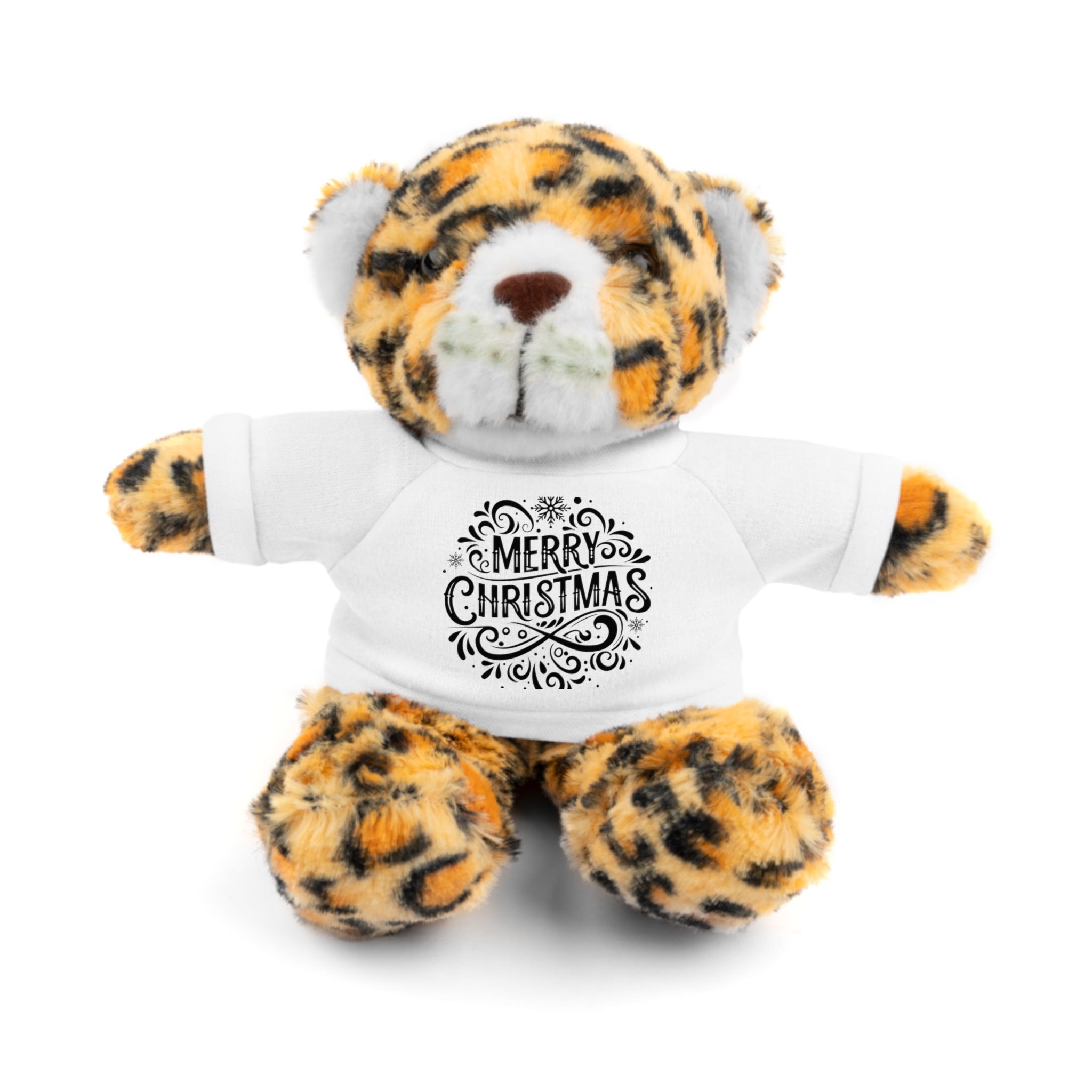Festive Merry Christmas Stuffed Jaguar | Gallory Hive