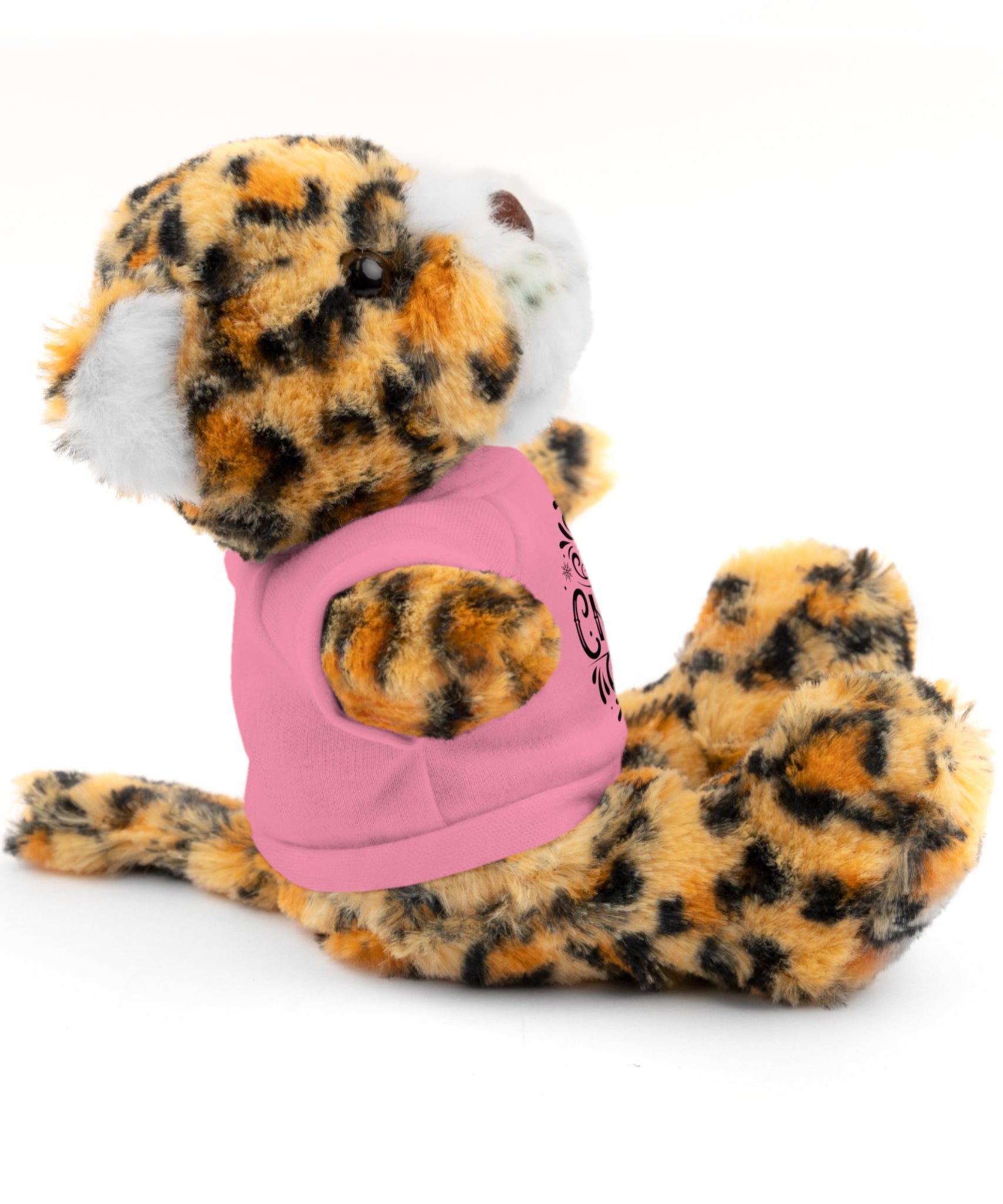 Festive Merry Christmas Stuffed Jaguar | Gallory Hive