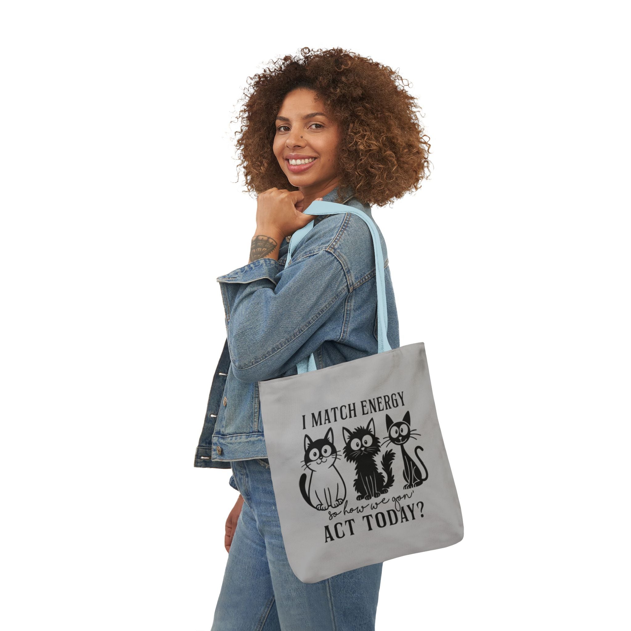 Gift for Cat Lovers – Light Grey Tote Bag | Gallory Hive