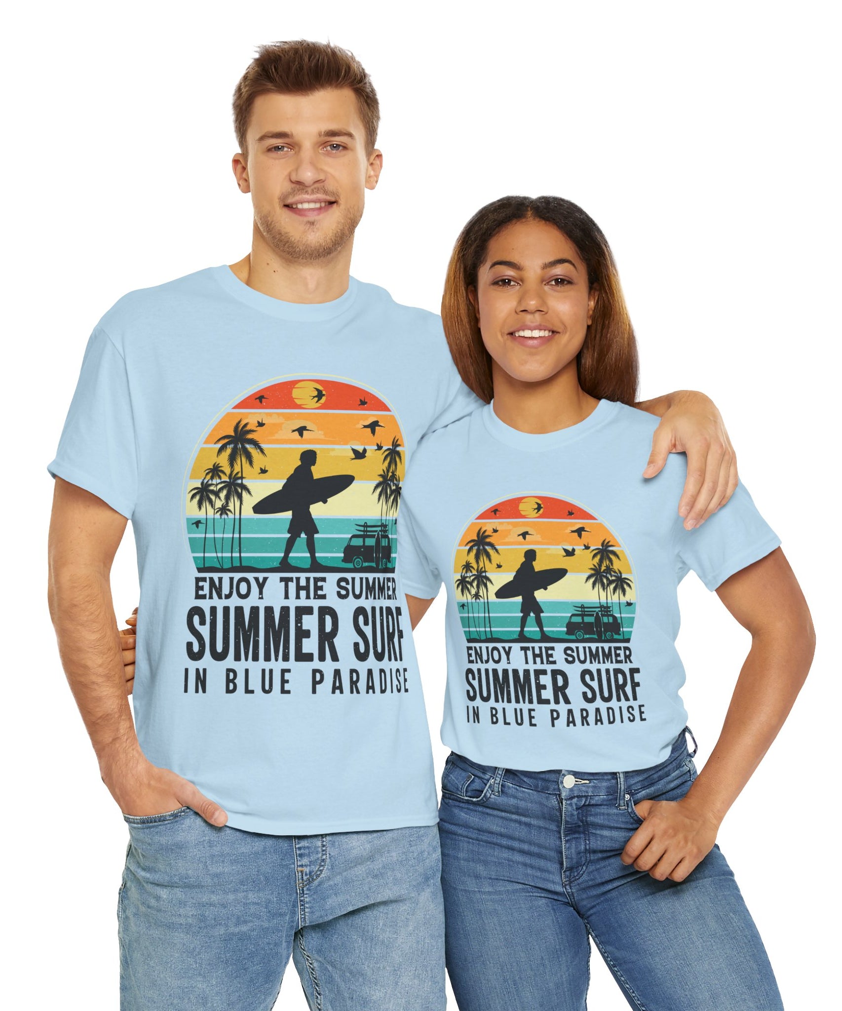 Summer Surf Van Sunset Shirt