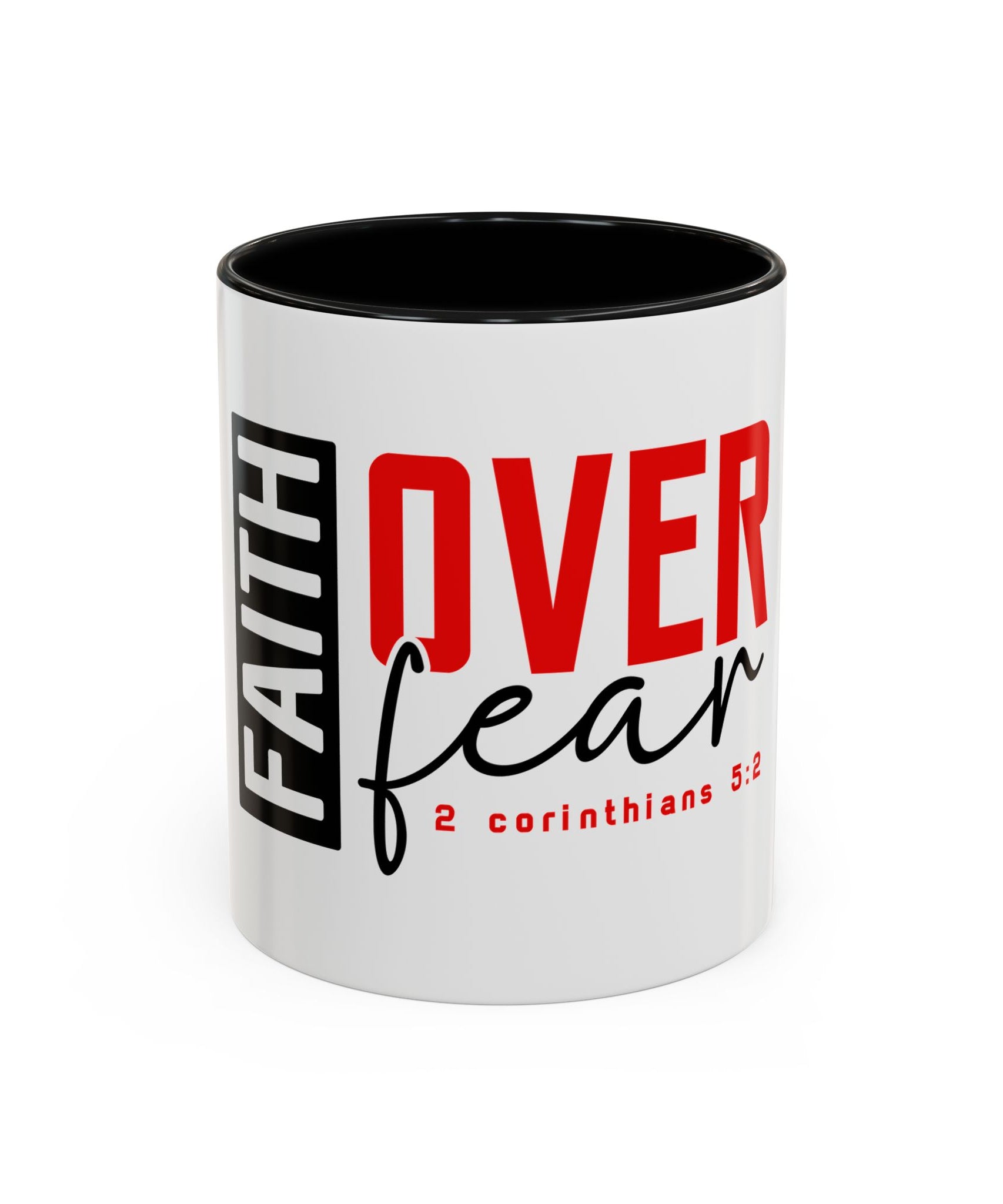 Faith Scripture Accent Coffee Mug | Gallory Hive
