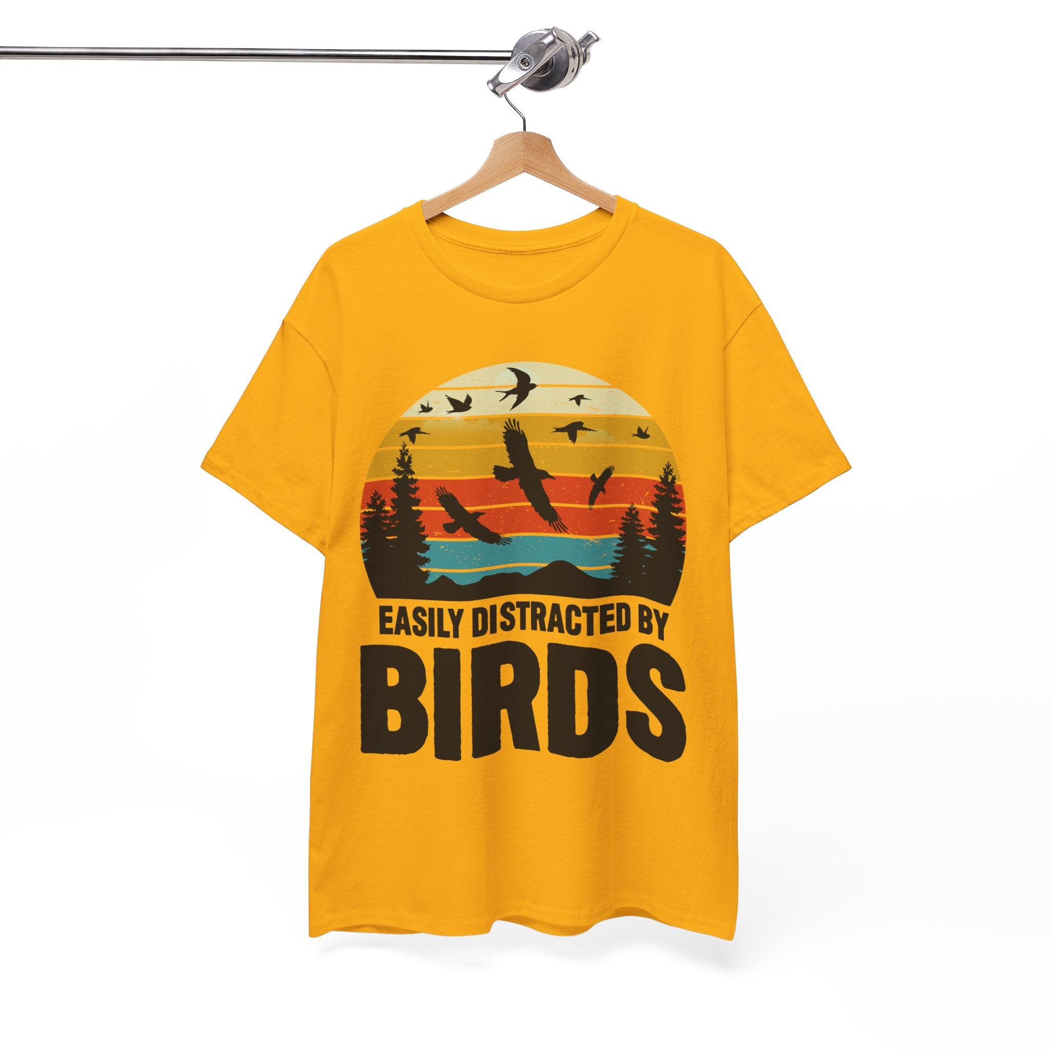 Retro Birds Lover Tee - Distracted Design