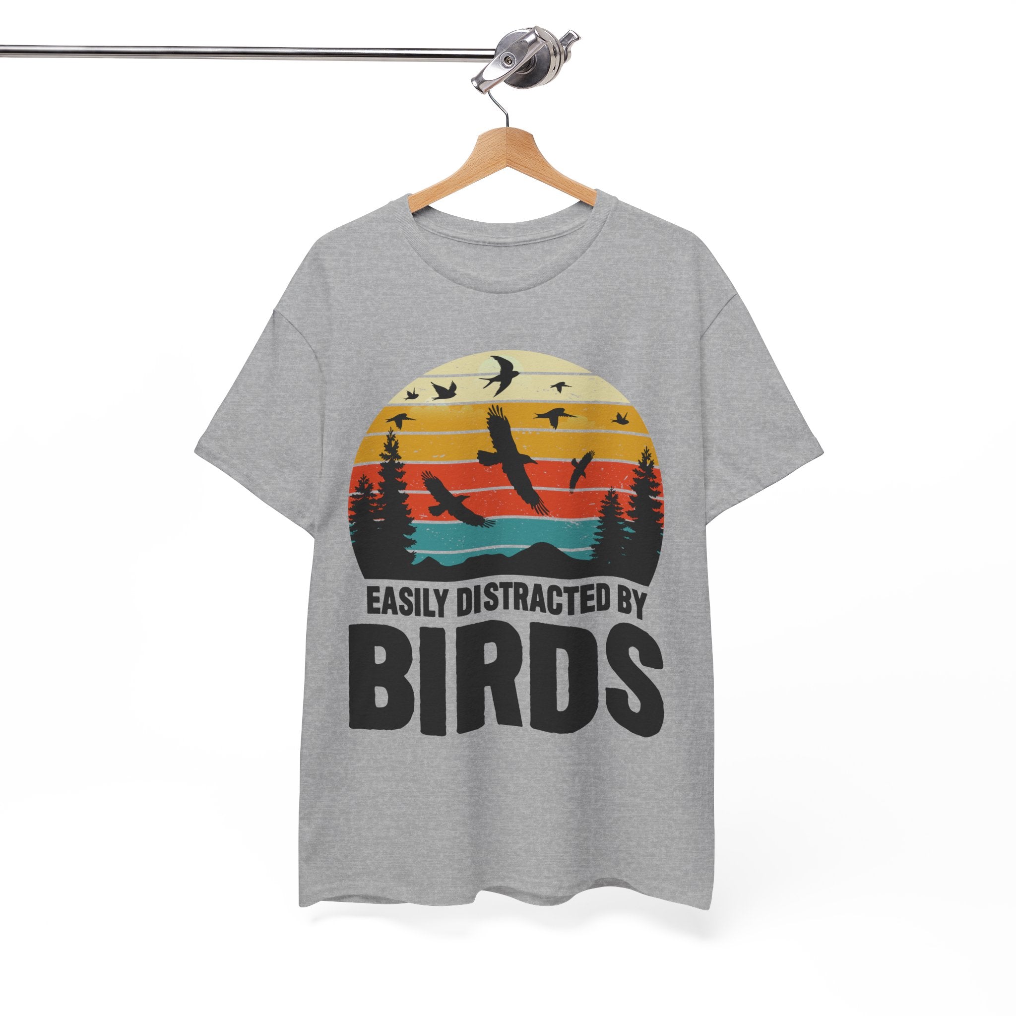 Retro Birds Lover Tee - Distracted Design