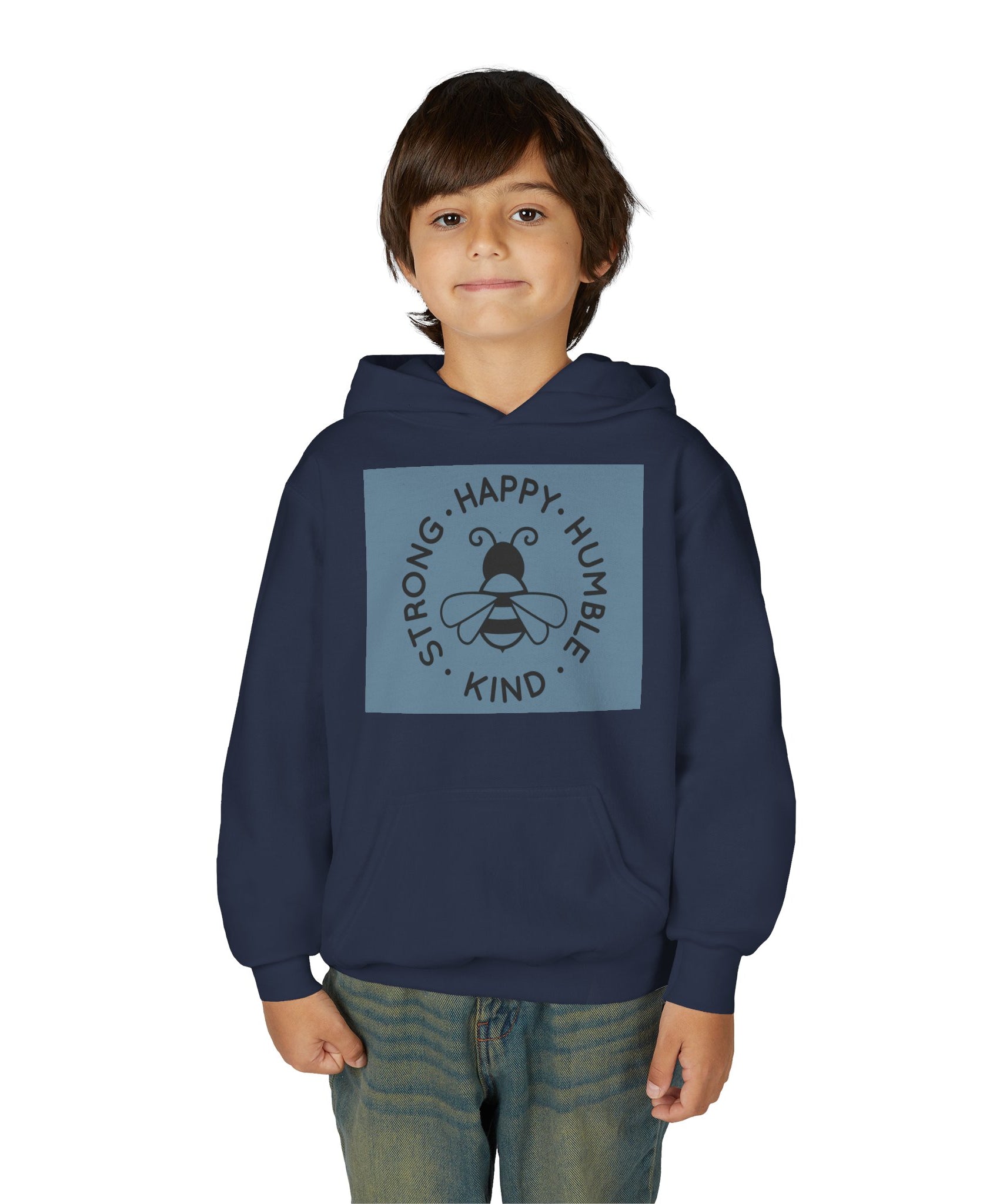 Unisex Kid's "Strong Happy Humble Kind" Hoodie