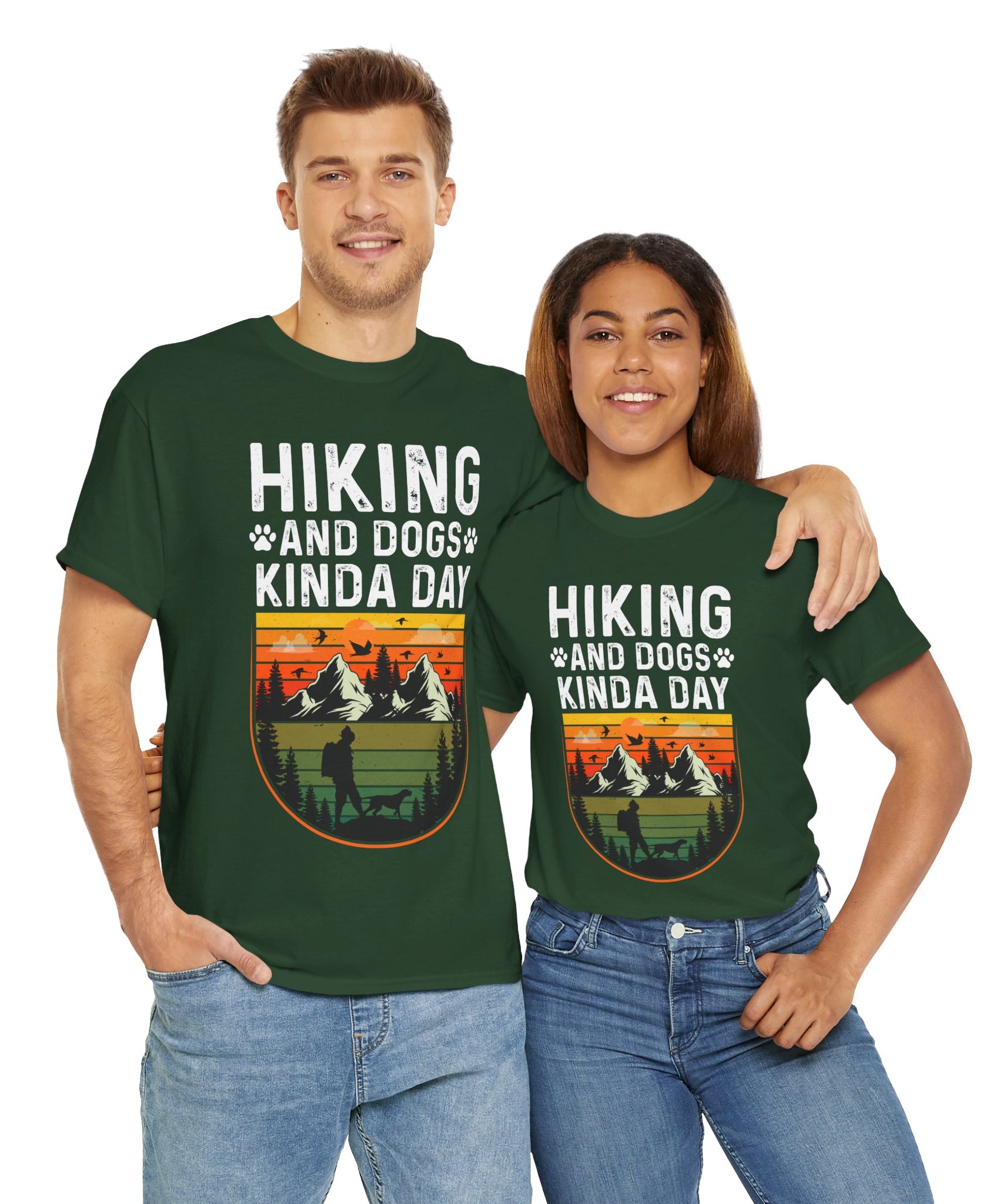 Hiking Buddy Sunset Graphic Tee