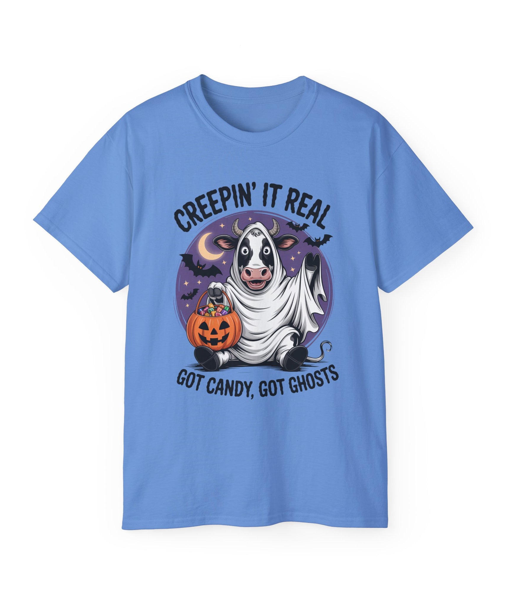 Cute Candy Cow Spooky Season Shirt