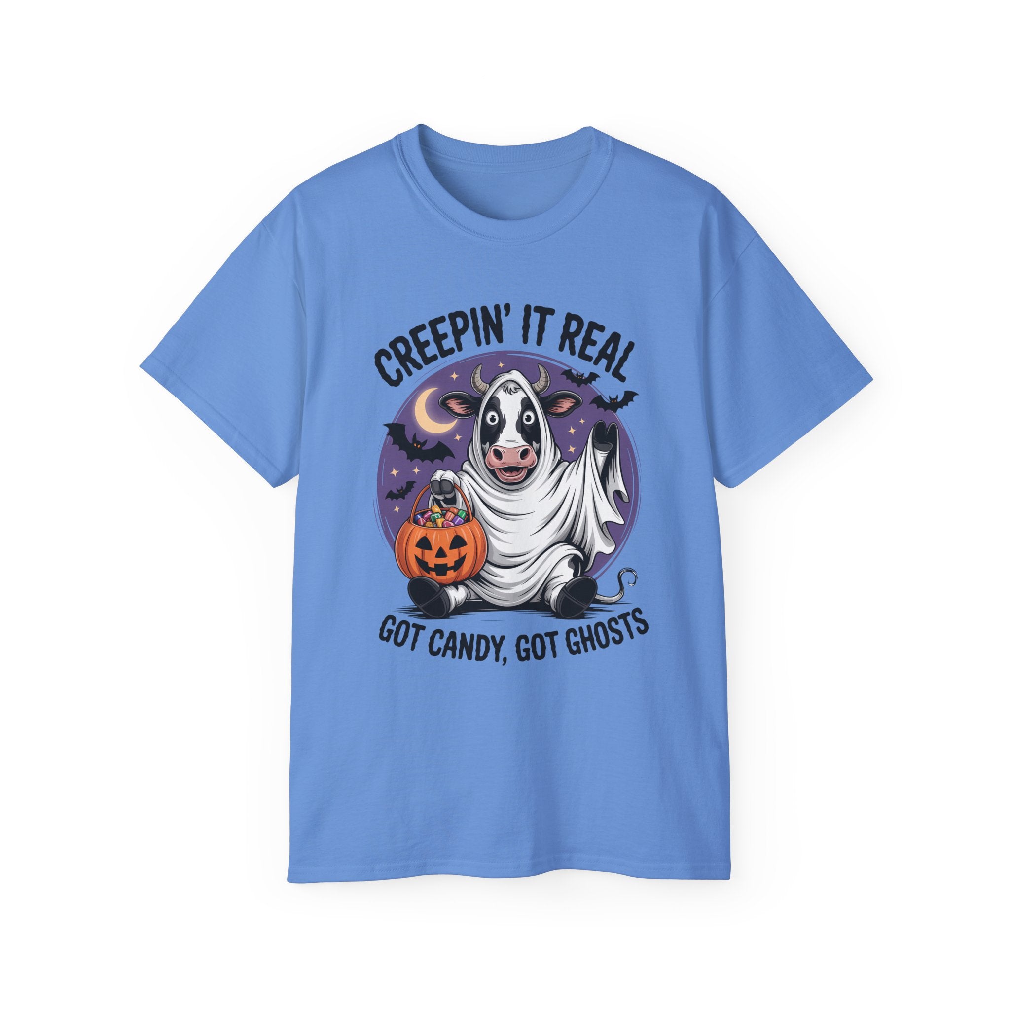 Cute Candy Cow Spooky Season Shirt