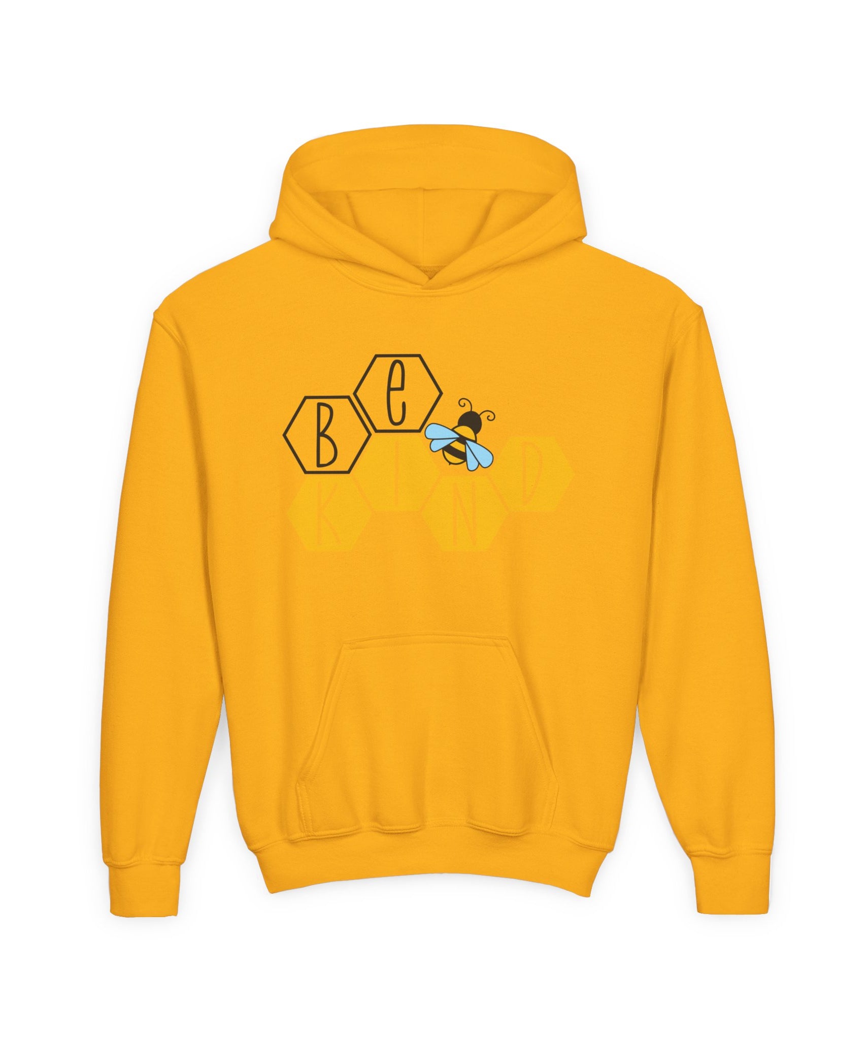 Unisex Kids Hoodie – Bee Kind & Cozy | Gallory Hive