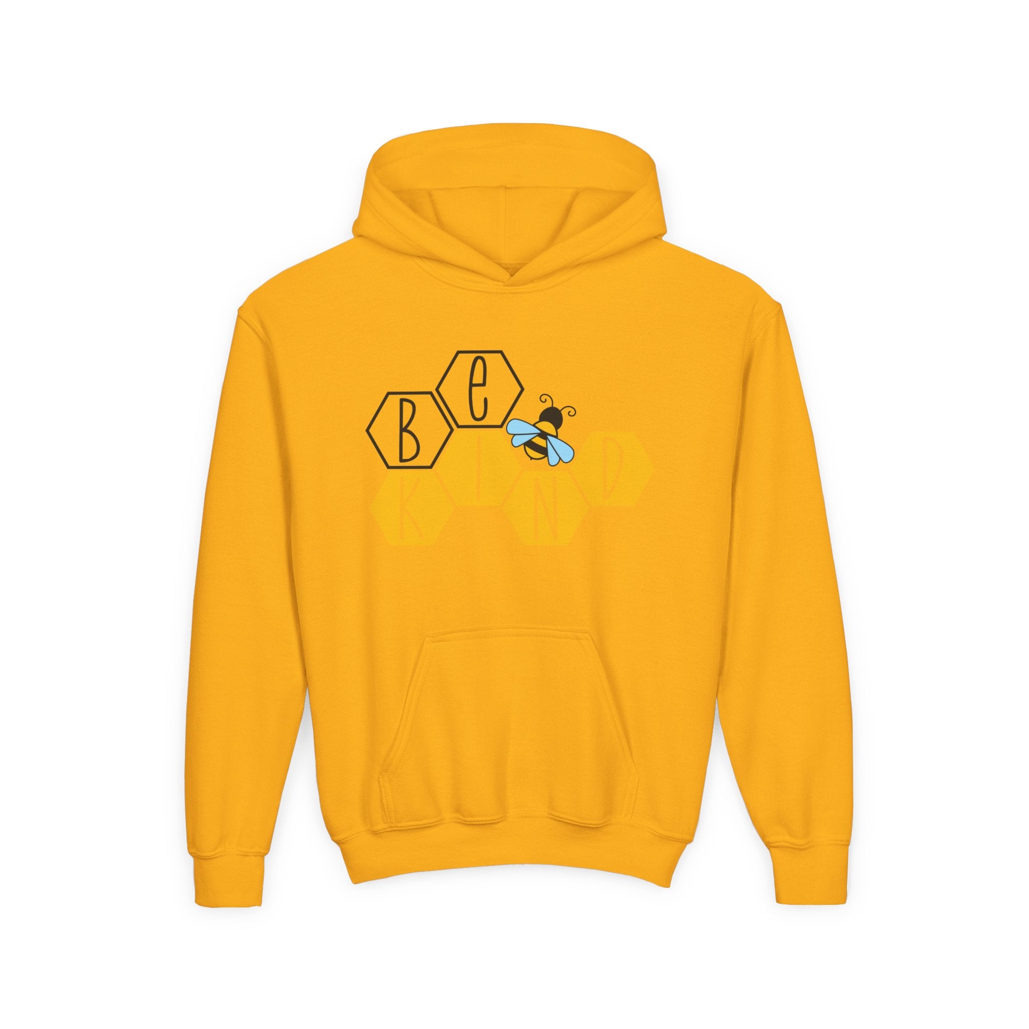 Unisex Kids Hoodie – Bee Kind & Cozy | Gallory Hive