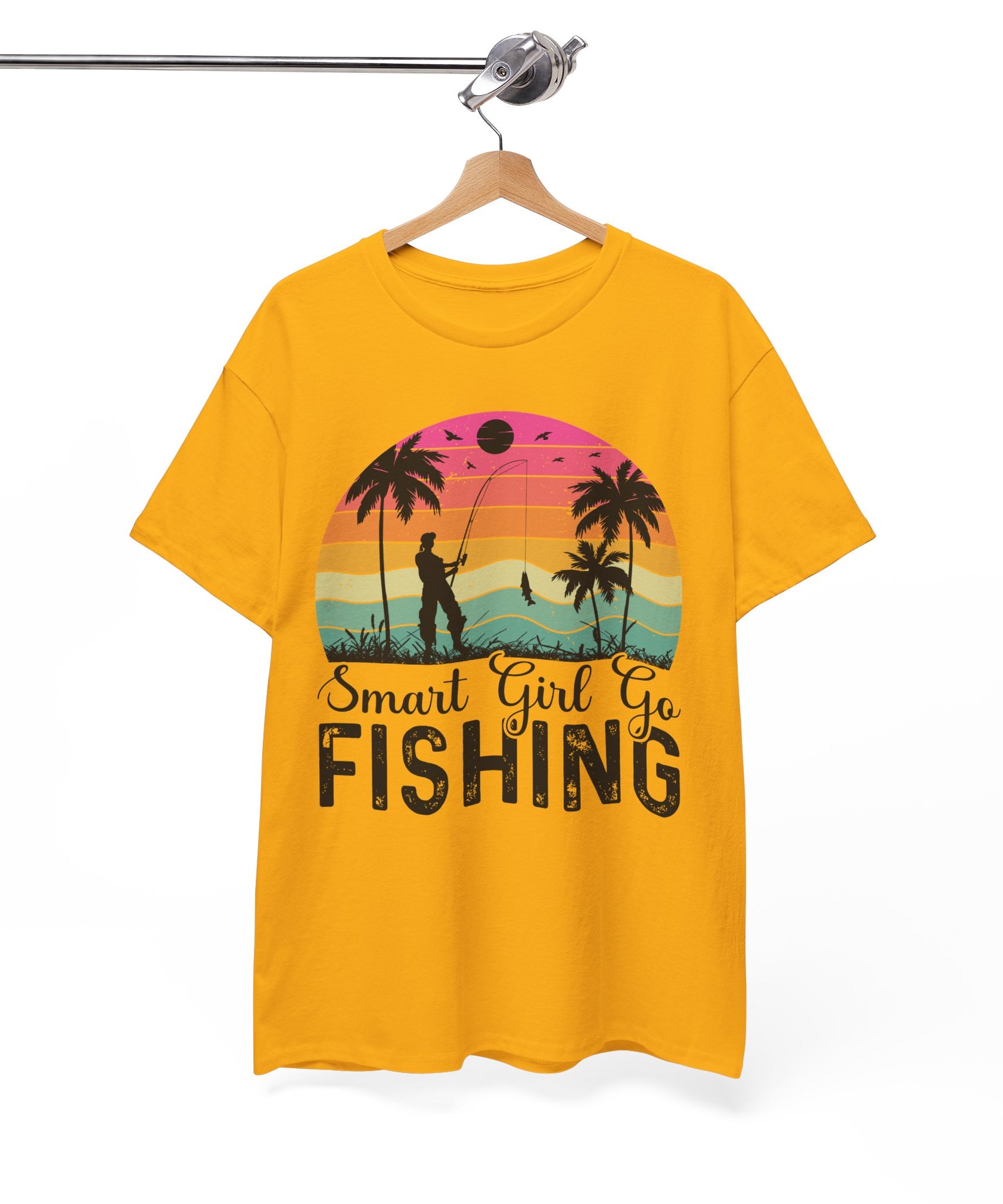 Retro Fisherwoman Graphic Shirt | Gallory Hive