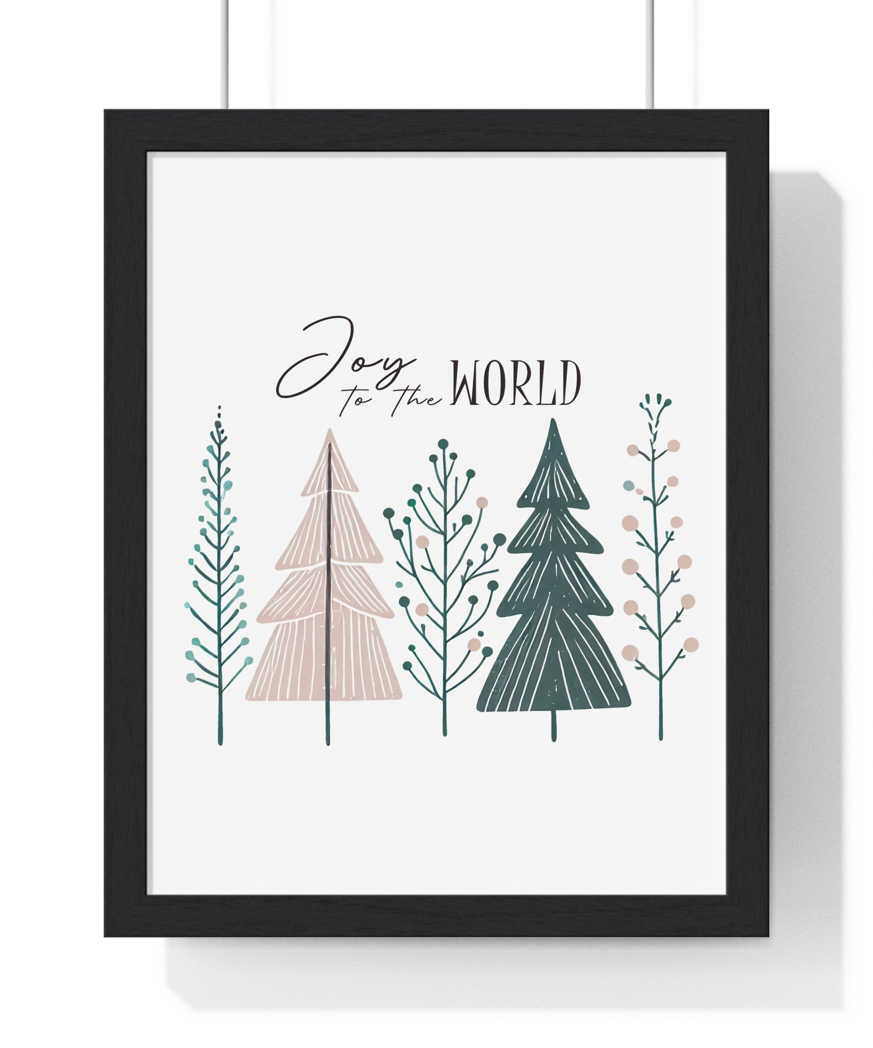 Joy to the World Framed Wall Decor