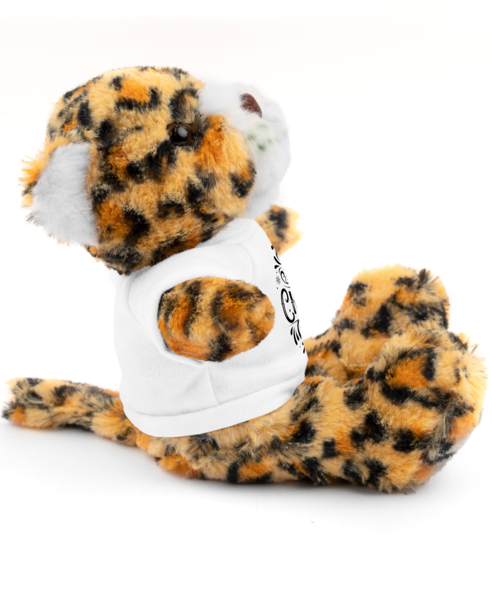Festive Merry Christmas Stuffed Jaguar | Gallory Hive