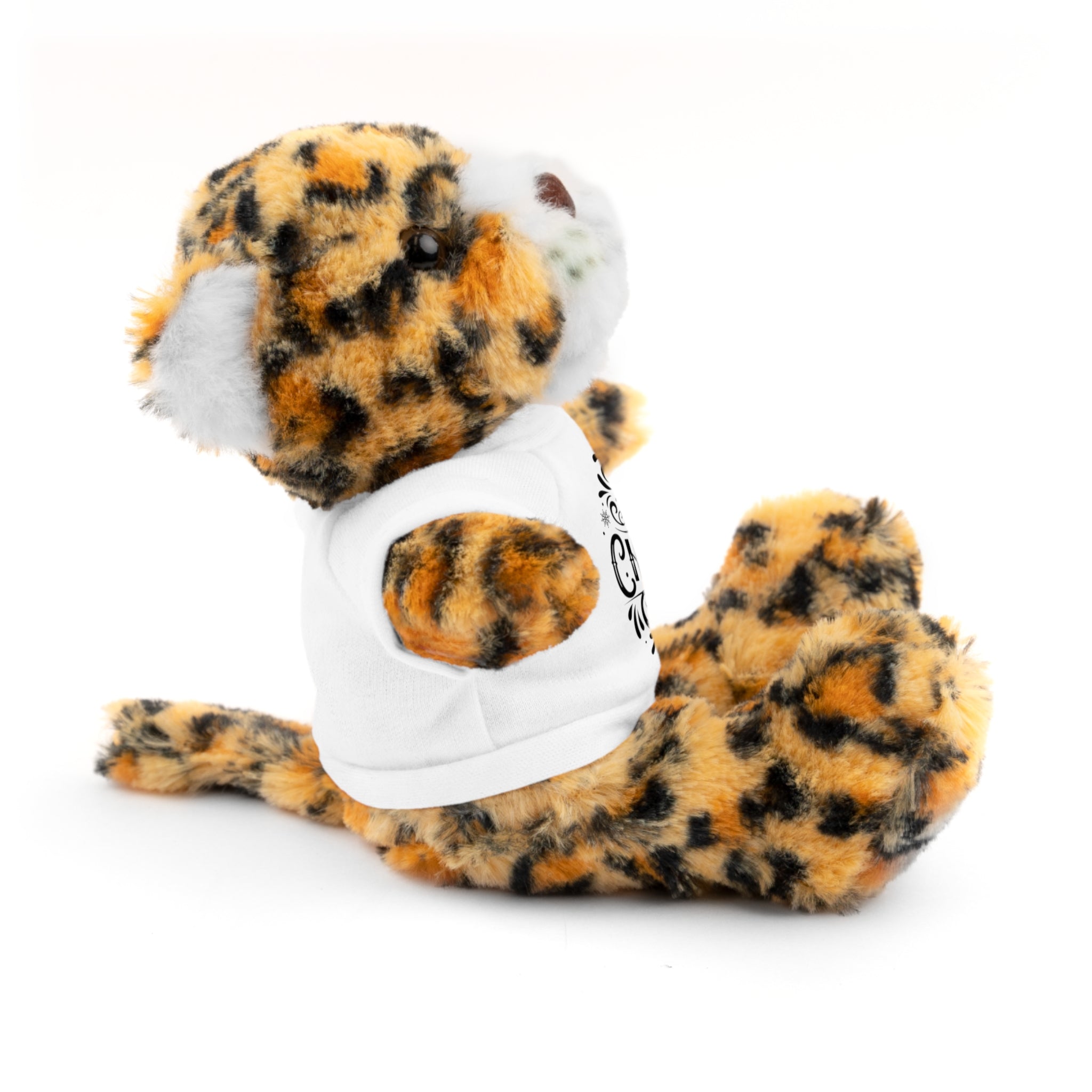 Festive Merry Christmas Stuffed Jaguar | Gallory Hive