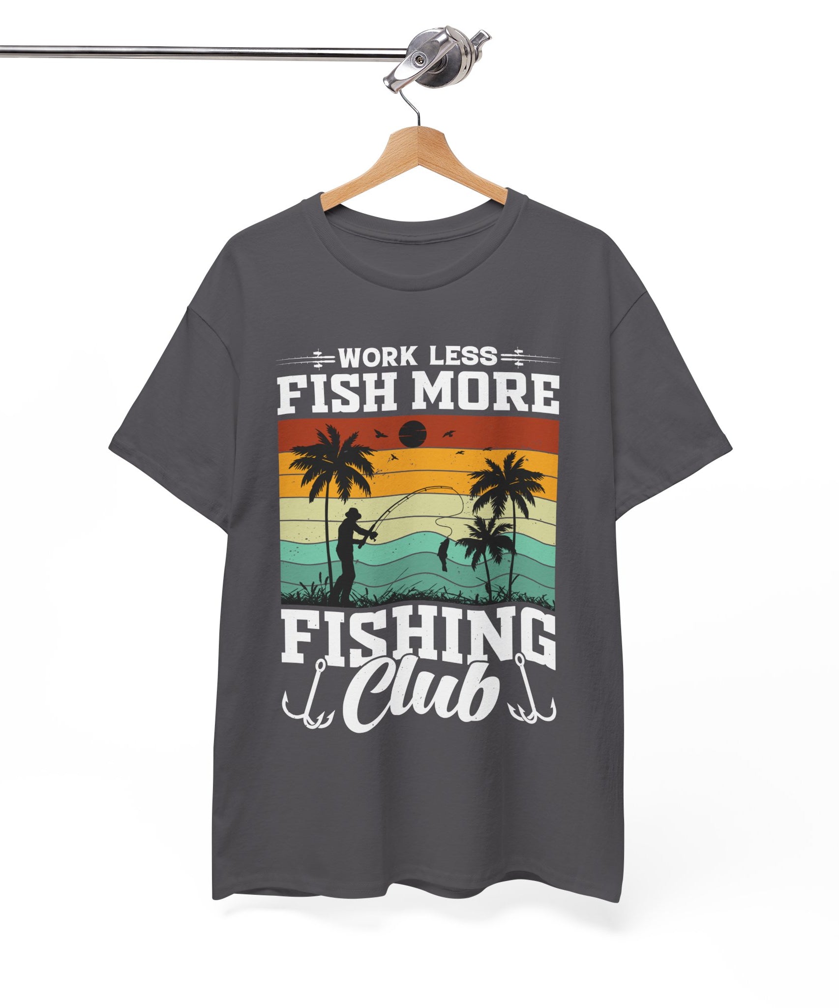 Retro Fisherman Sunset T-Shirt
