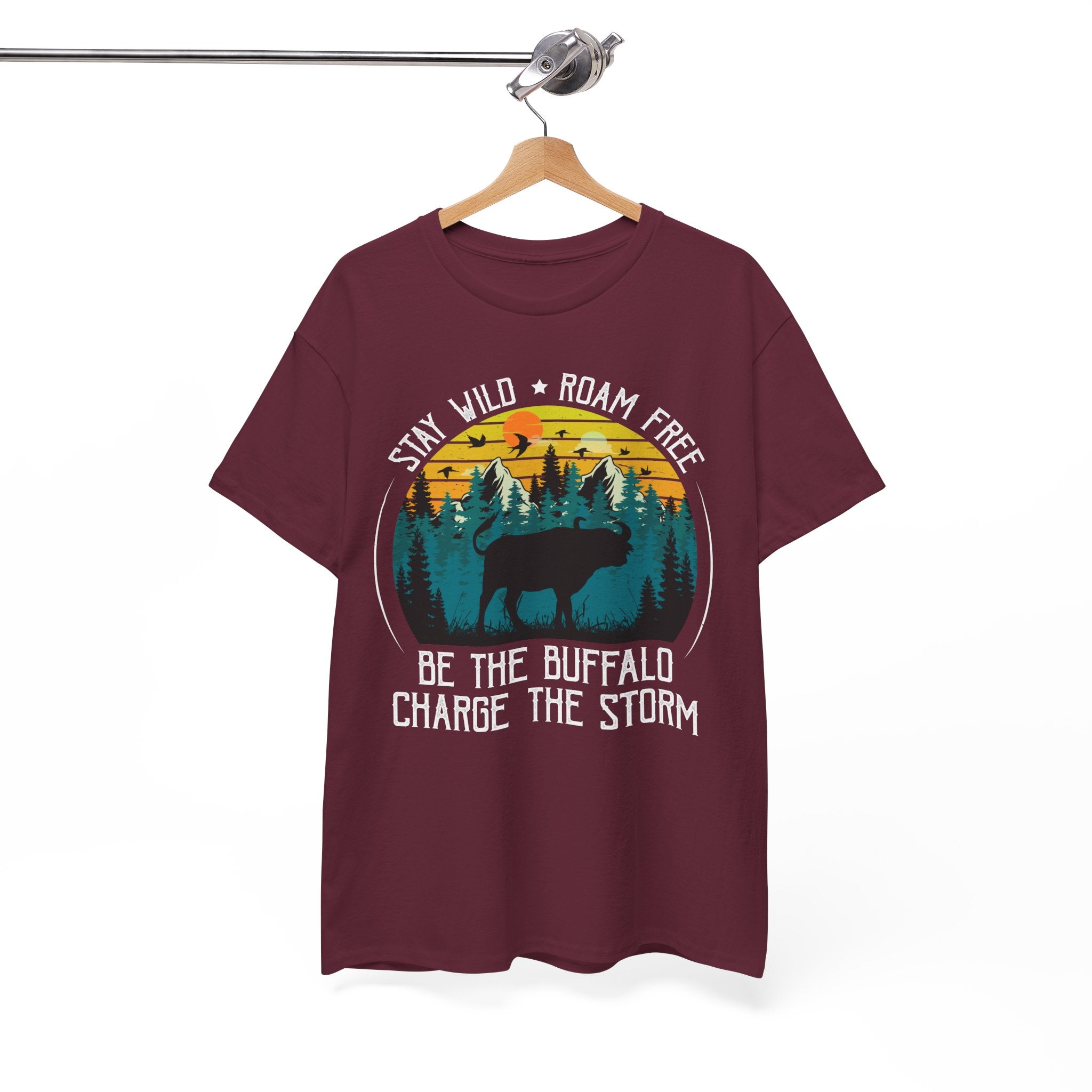 Wild Buffalo Mountain Graphic Tee | Gallory Hive