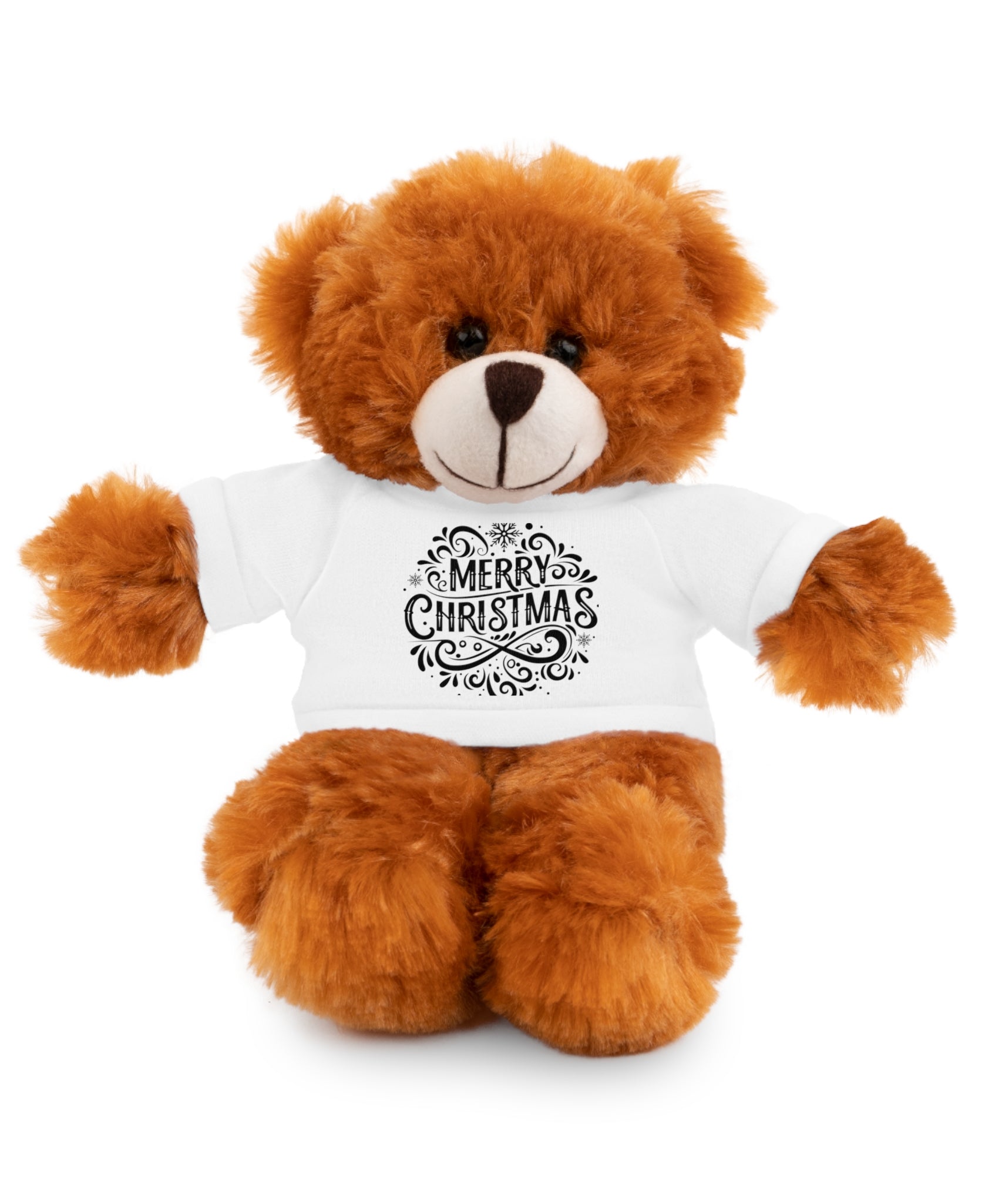 Festive Merry Christmas Stuffed Teddy Bear | Gallory Hive