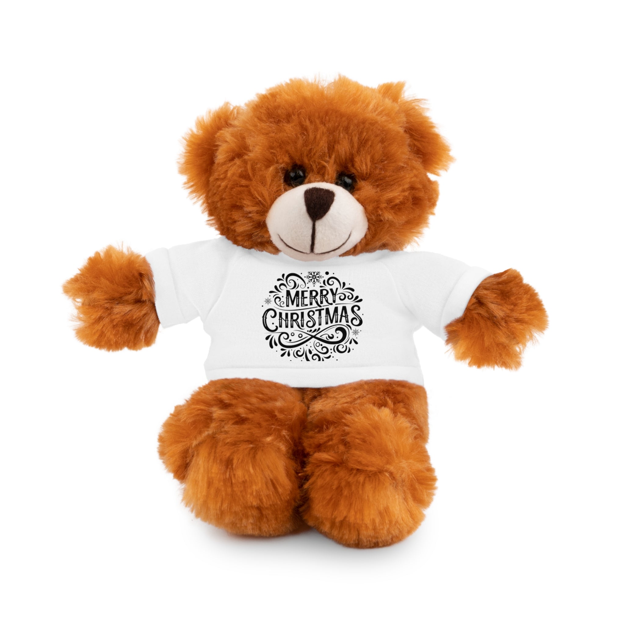 Festive Merry Christmas Stuffed Teddy Bear | Gallory Hive