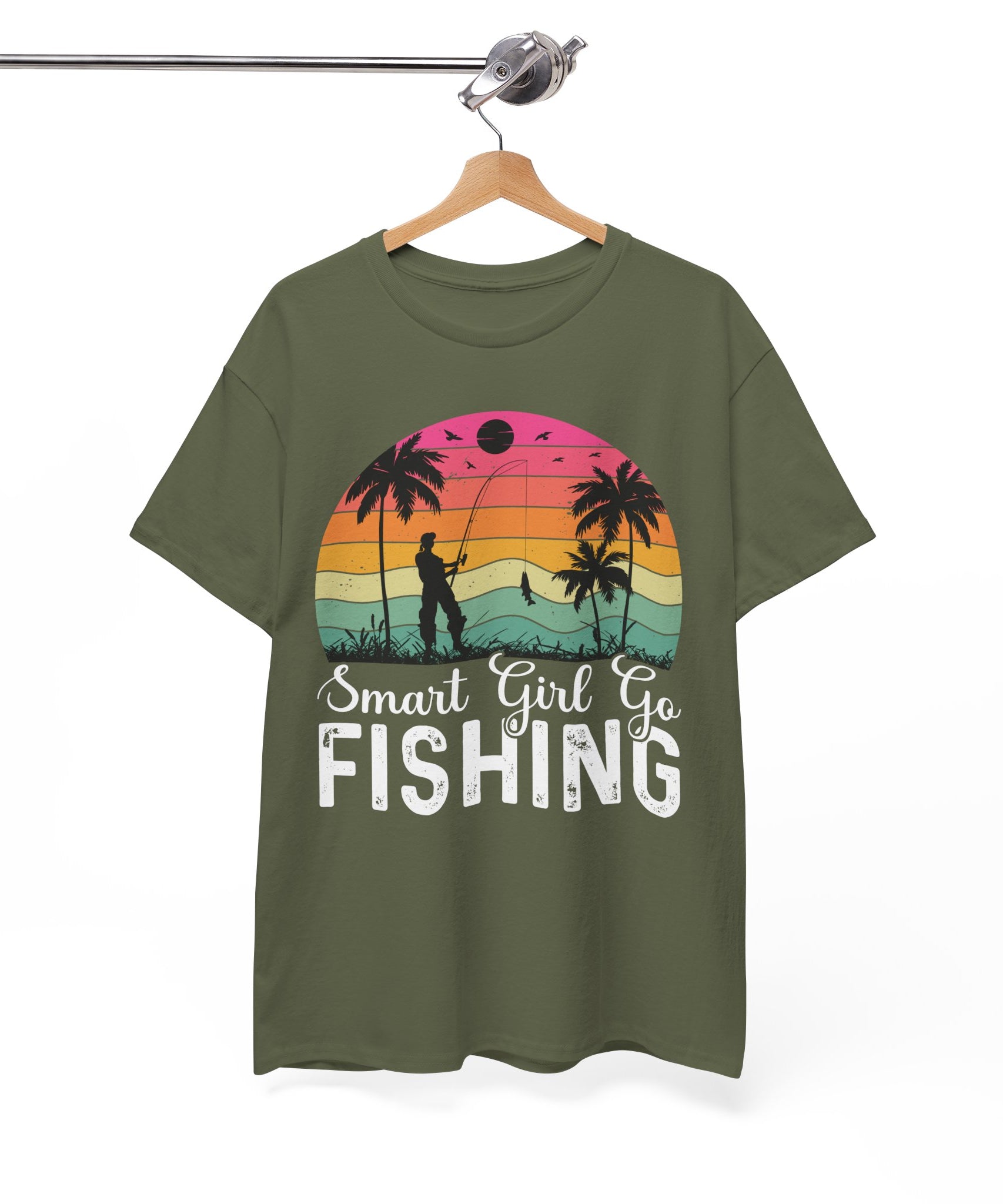 Retro Fisherwoman Graphic Shirt | Gallory Hive