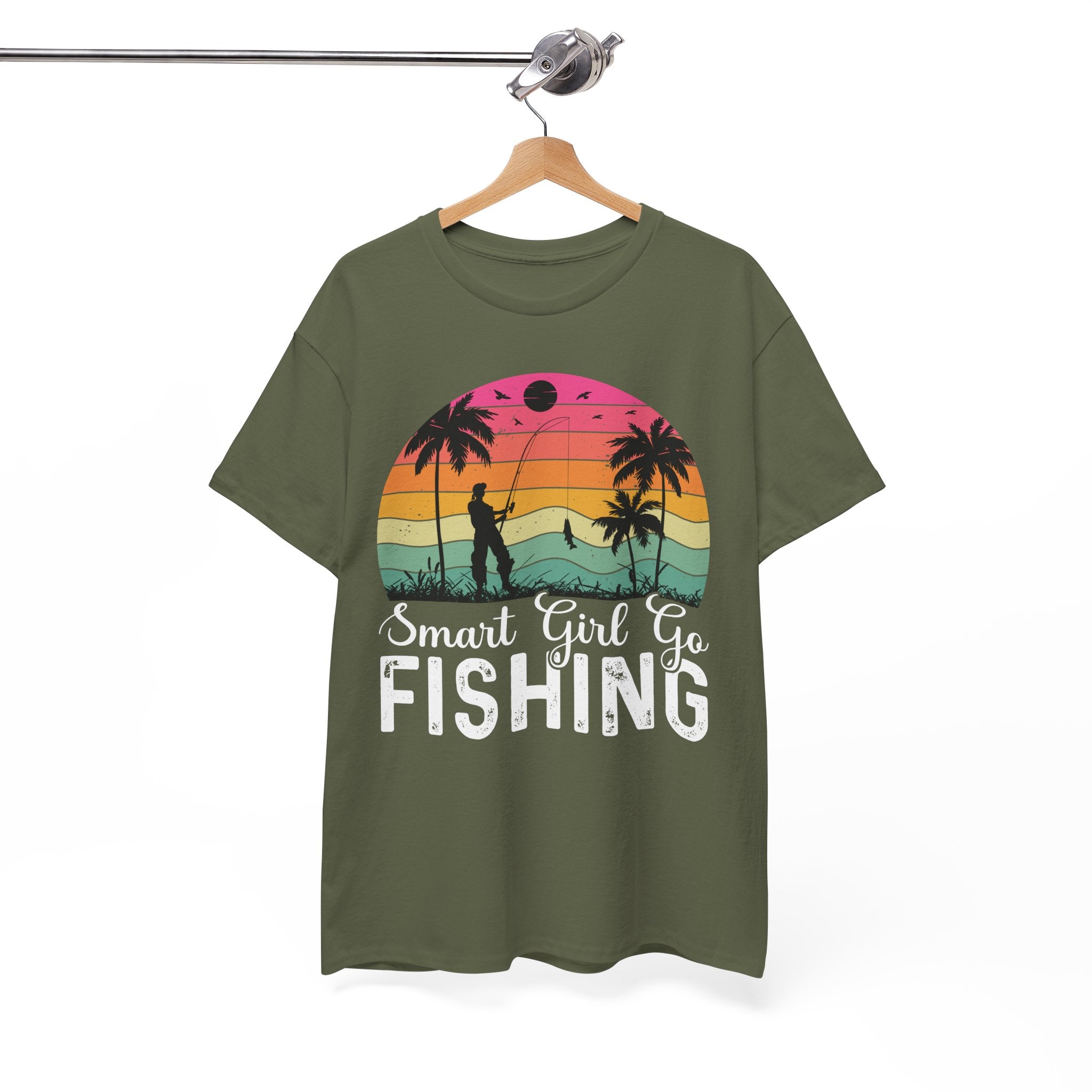 Retro Fisherwoman Graphic Shirt | Gallory Hive