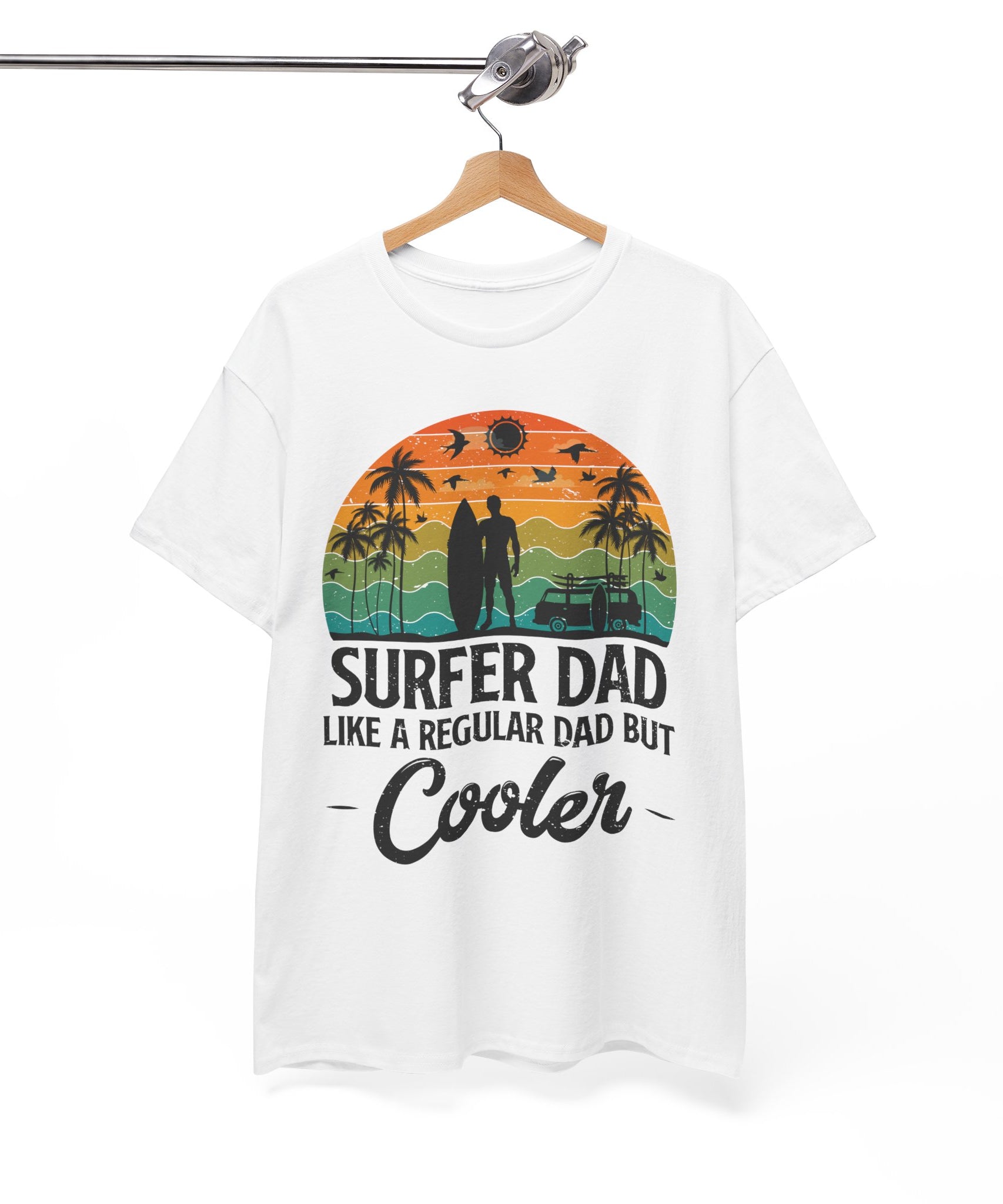 Vintage Surf Van & Palm Tree T-Shirt