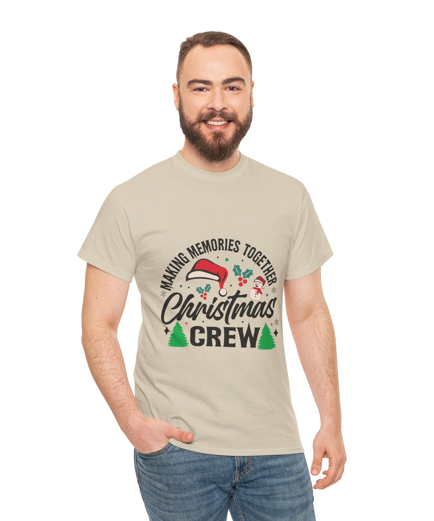 Santa Hat Snowman Xmas Trees Cute Tee | Gallory Hive