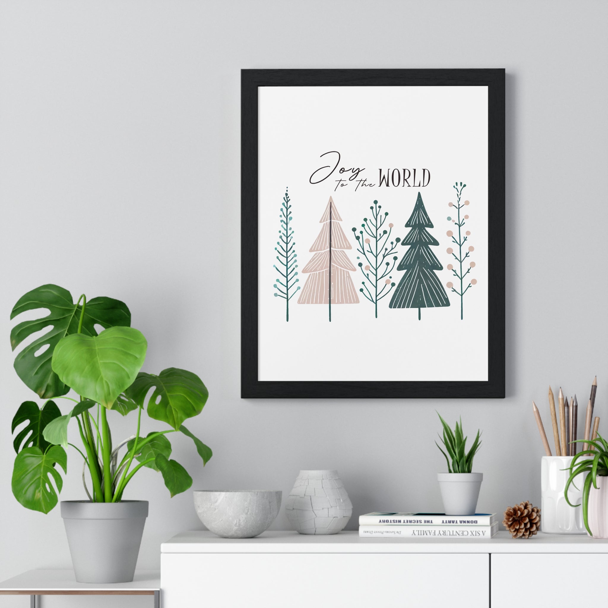 Joy to the World Framed Wall Decor